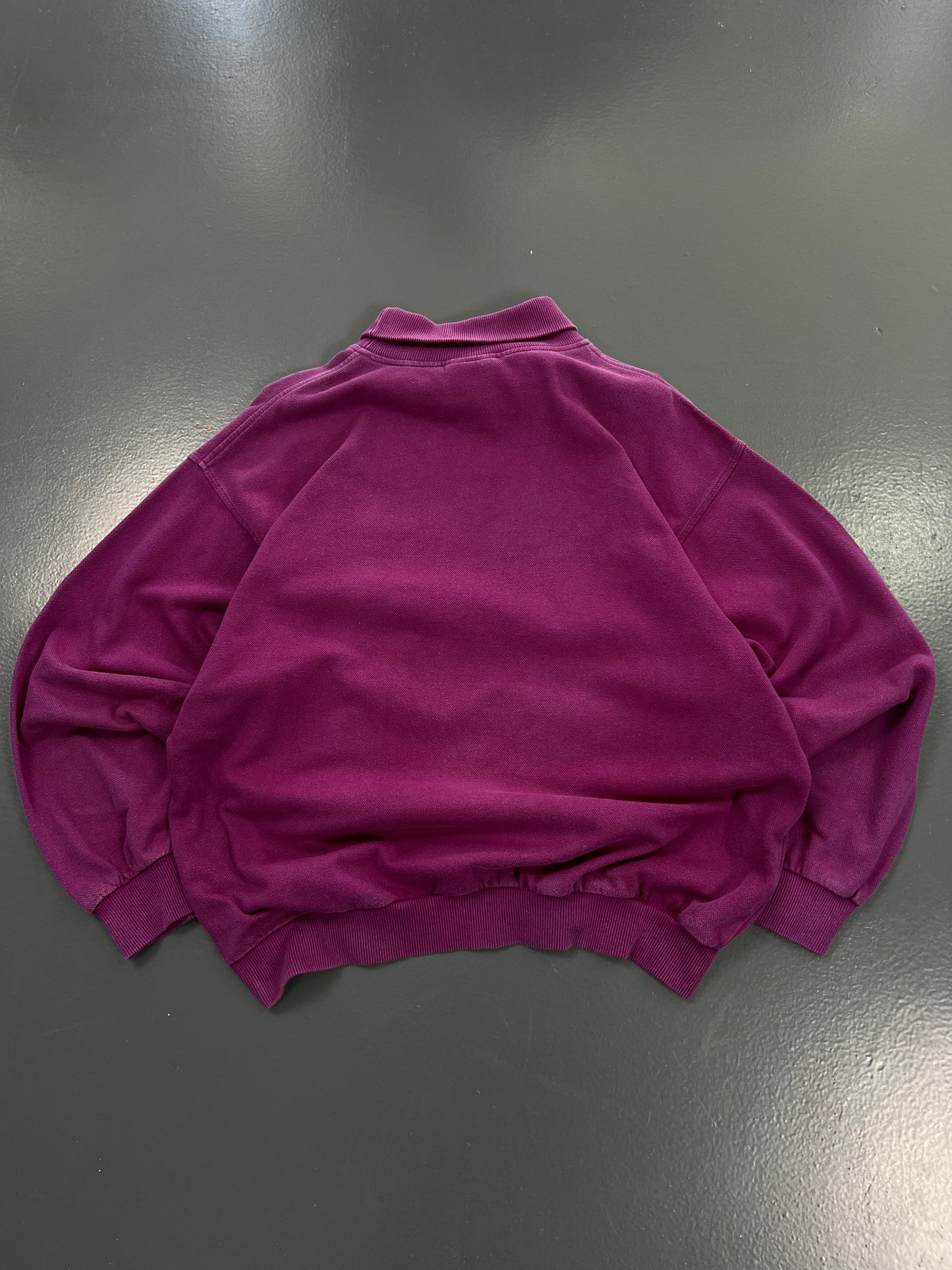 SUDADERA LACOSTE VINTAGE CUELLO VUELTO