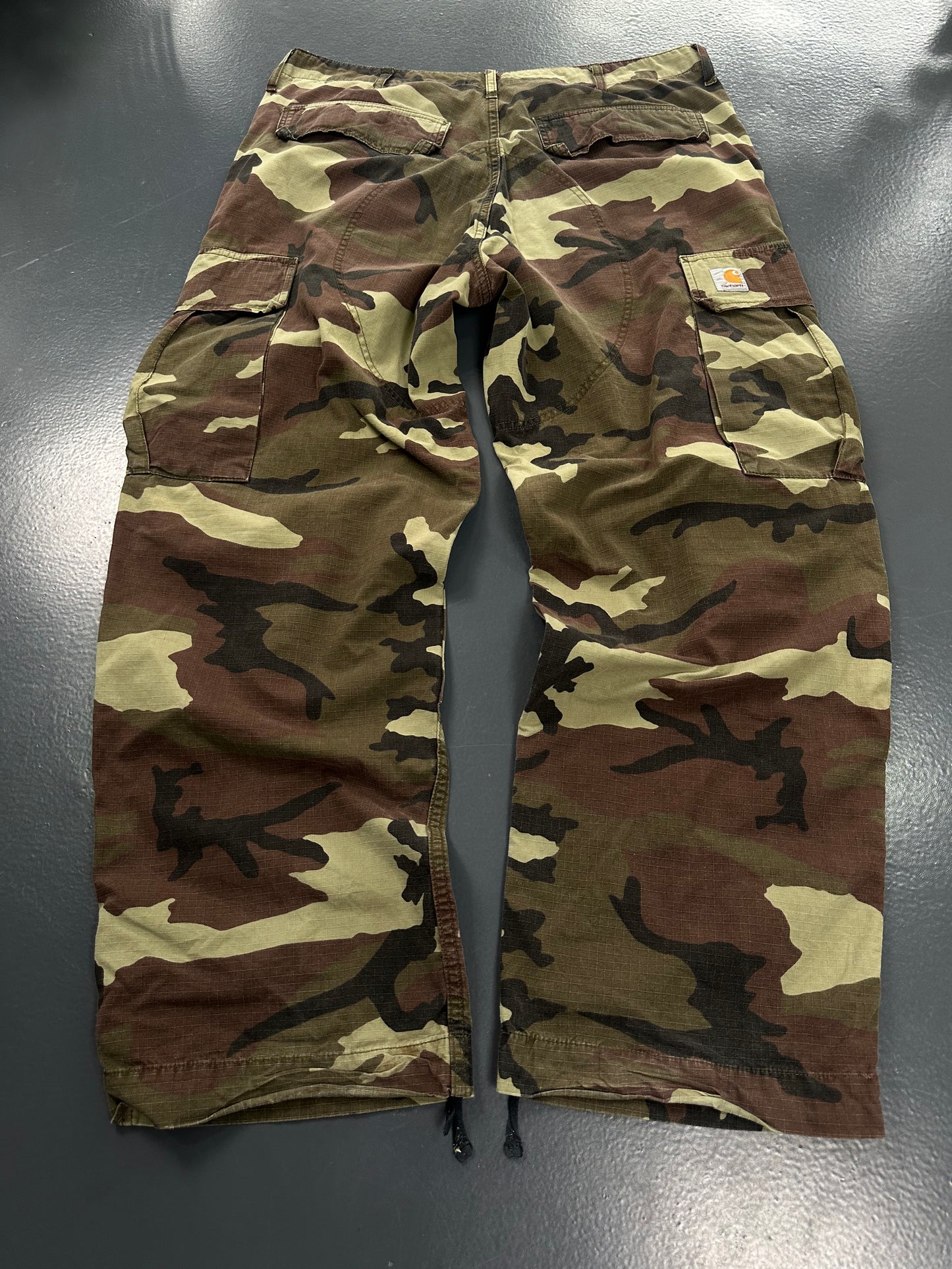 PANTALONES CARHARTT CAMO VINTAGE RETRO VERDE