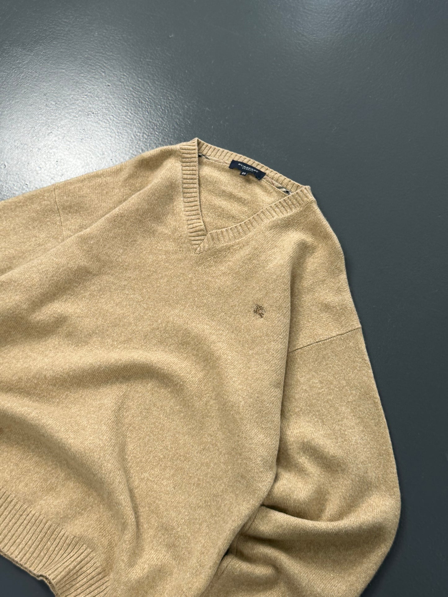 JERSEY BURBERRY VINTAGE LOGO BORDADO