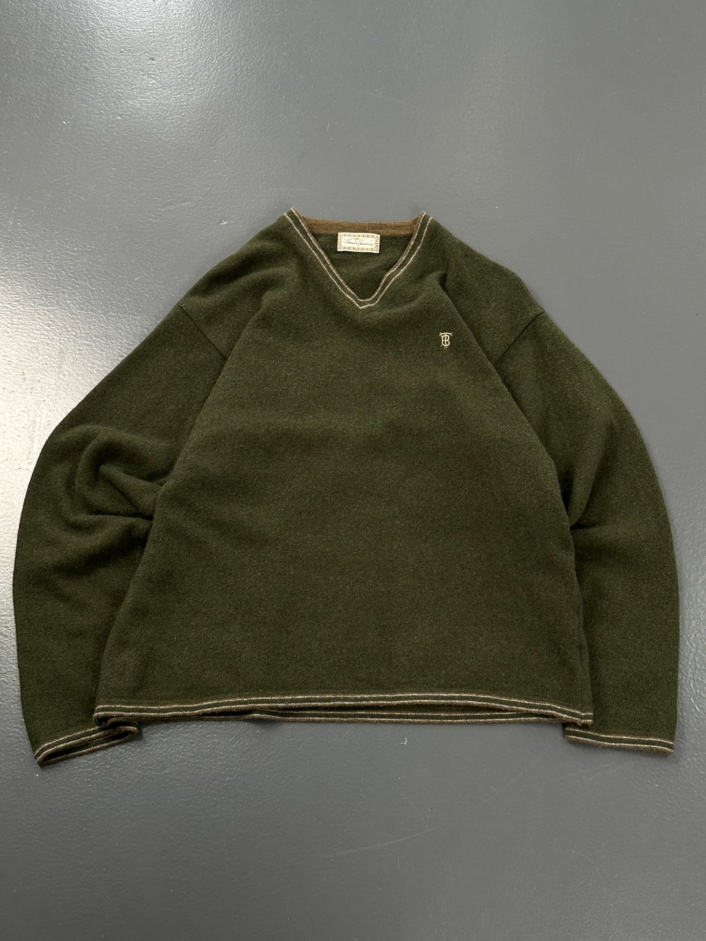 JERSEY THOMAS BURBERRY VINTAGE CUELLO PICO