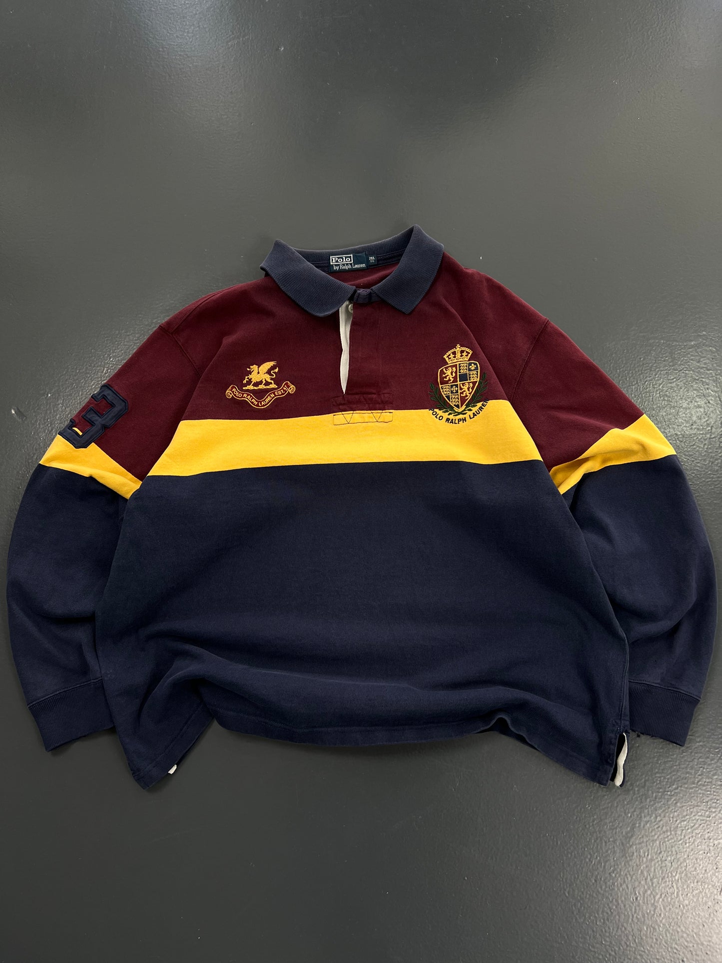 POLO RALPH LAUREN RUGBY STILE BORDADO