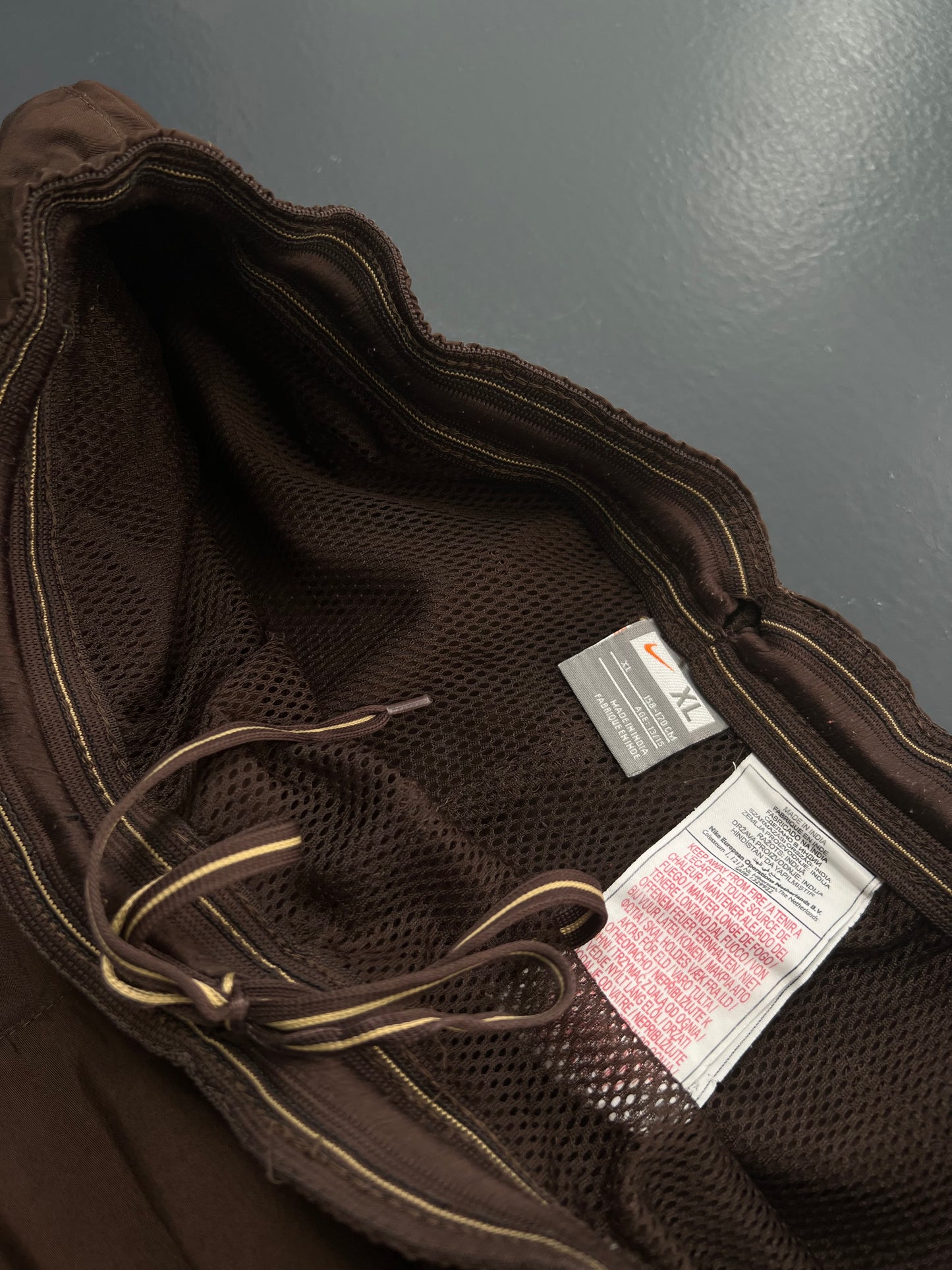 TRACK PANT NIKE X FC BARCELONA Y2K VINTAGE BROWN