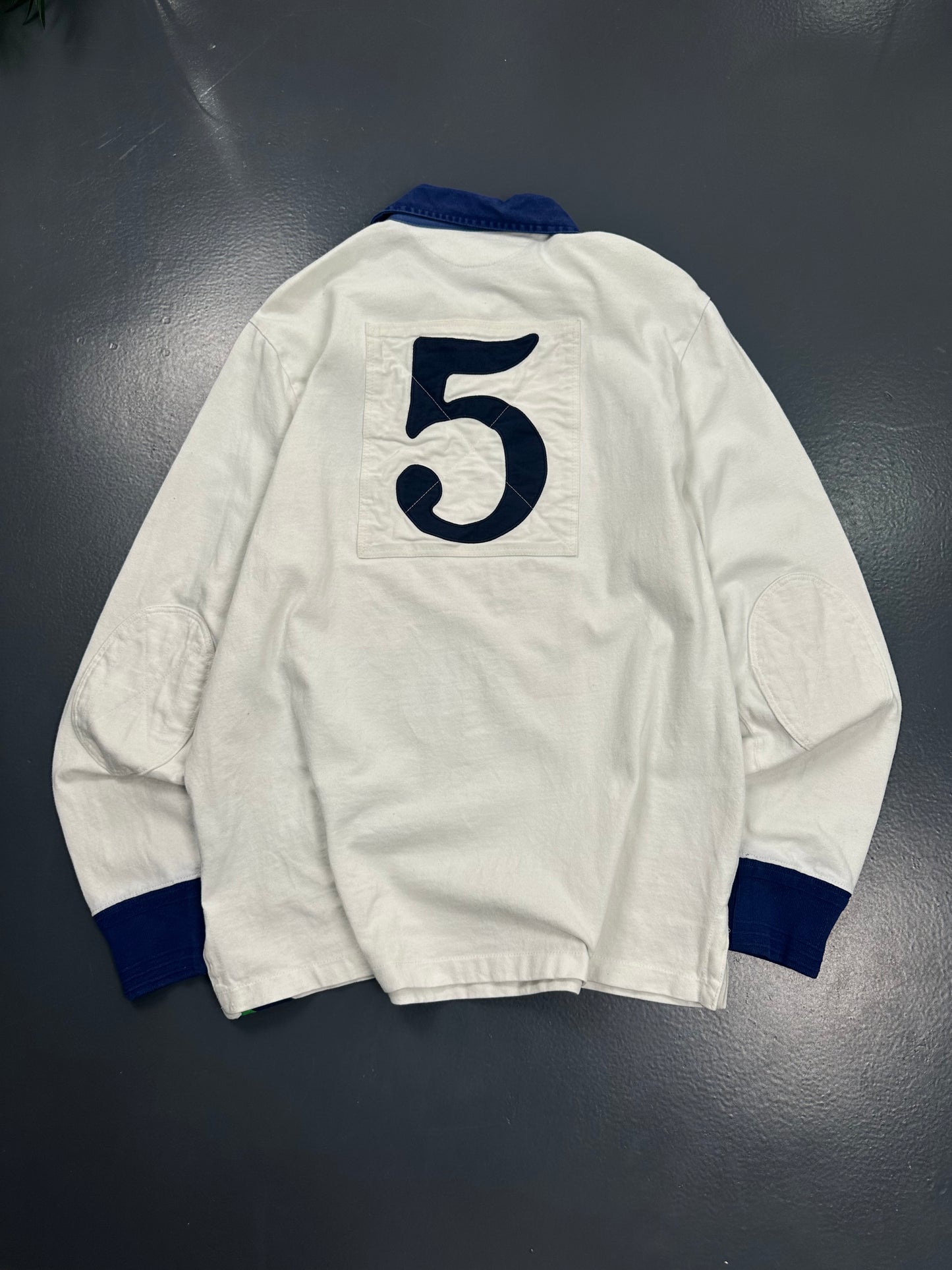 POLO LARGO RALPH LAUREN VINTAGE BLANCO