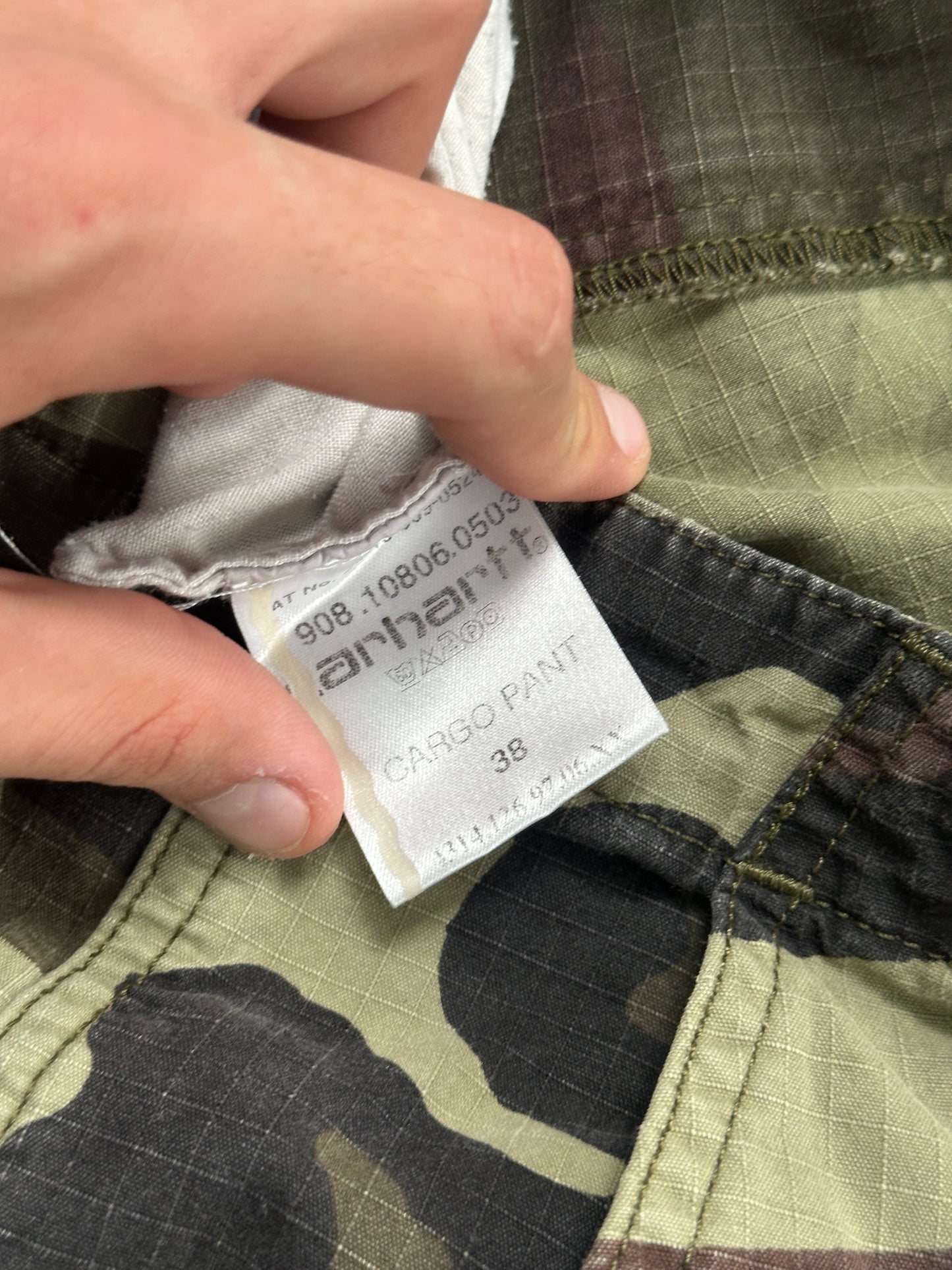 PANTALONES CARHARTT CAMO VINTAGE RETRO VERDE