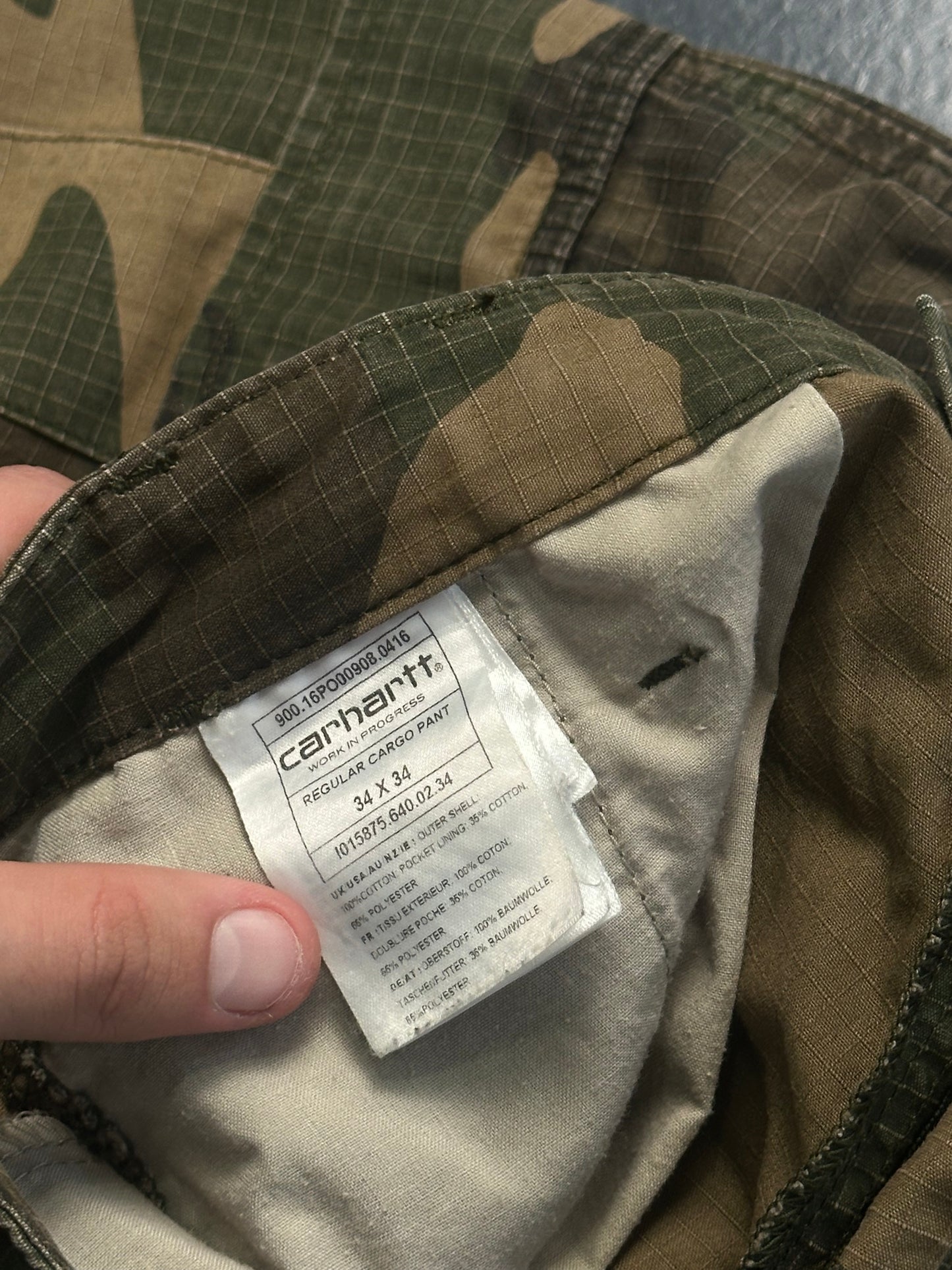 PANTALÓN CARHARTT CAMO CARGO VINTAGE