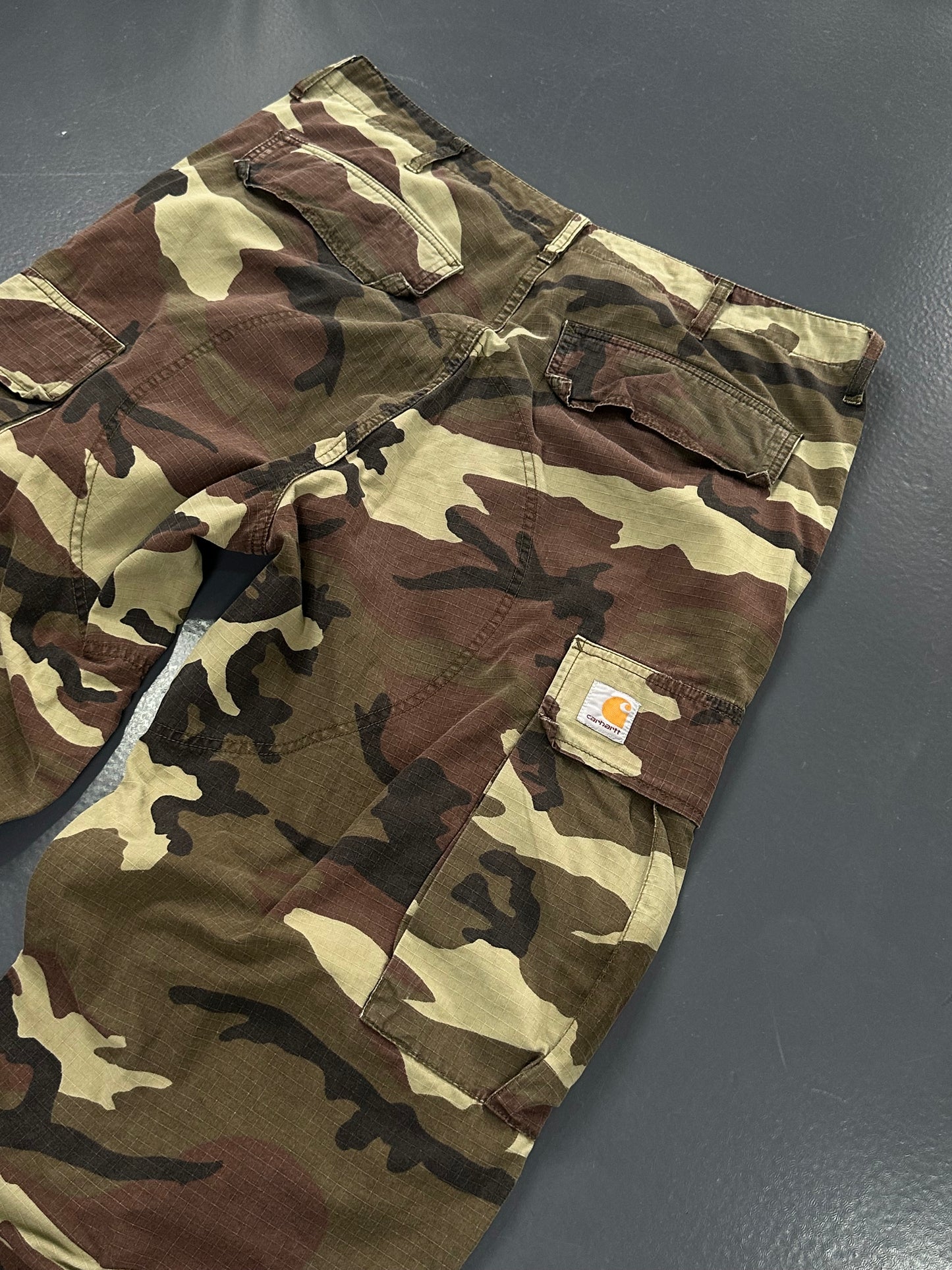 PANTALONES CARHARTT CAMO VINTAGE RETRO VERDE
