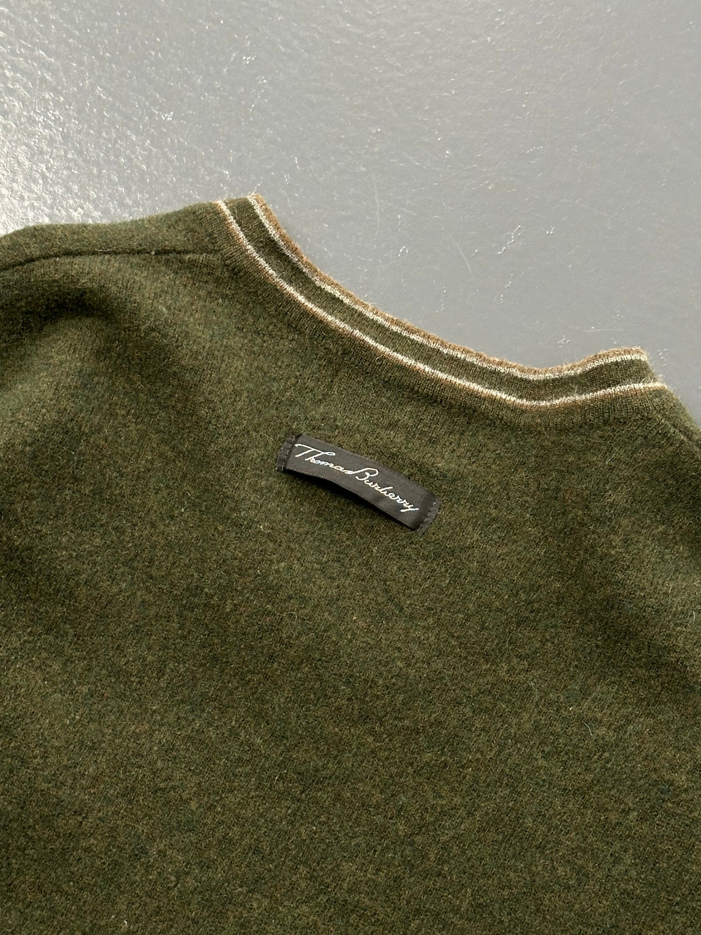 JERSEY THOMAS BURBERRY VINTAGE CUELLO PICO