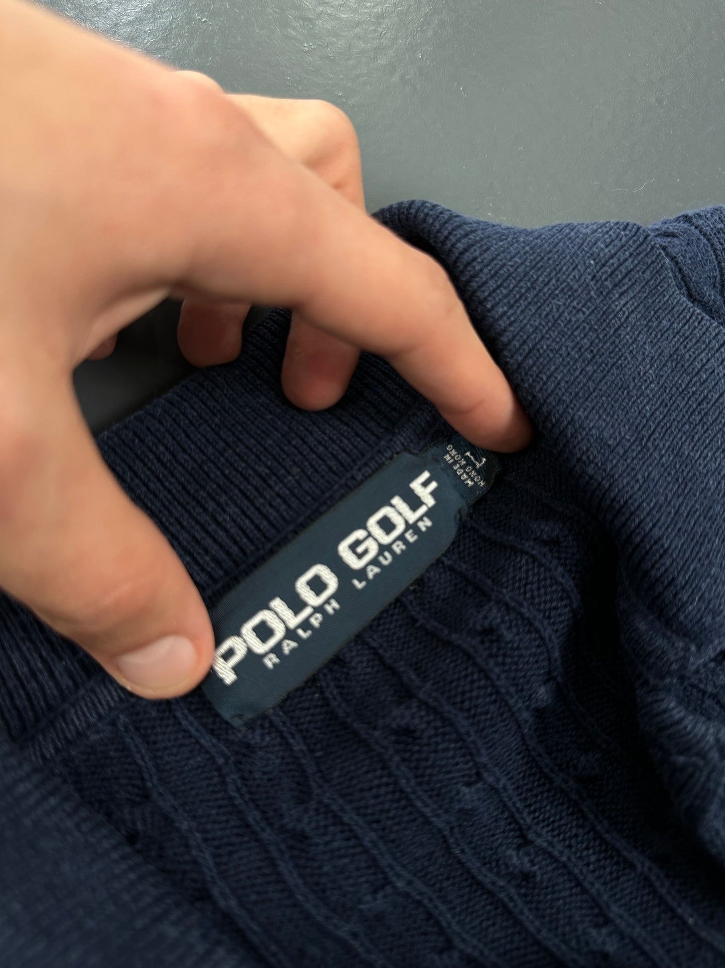 JERSEY RALPH LAUREN POLO GOLF TRENZADO