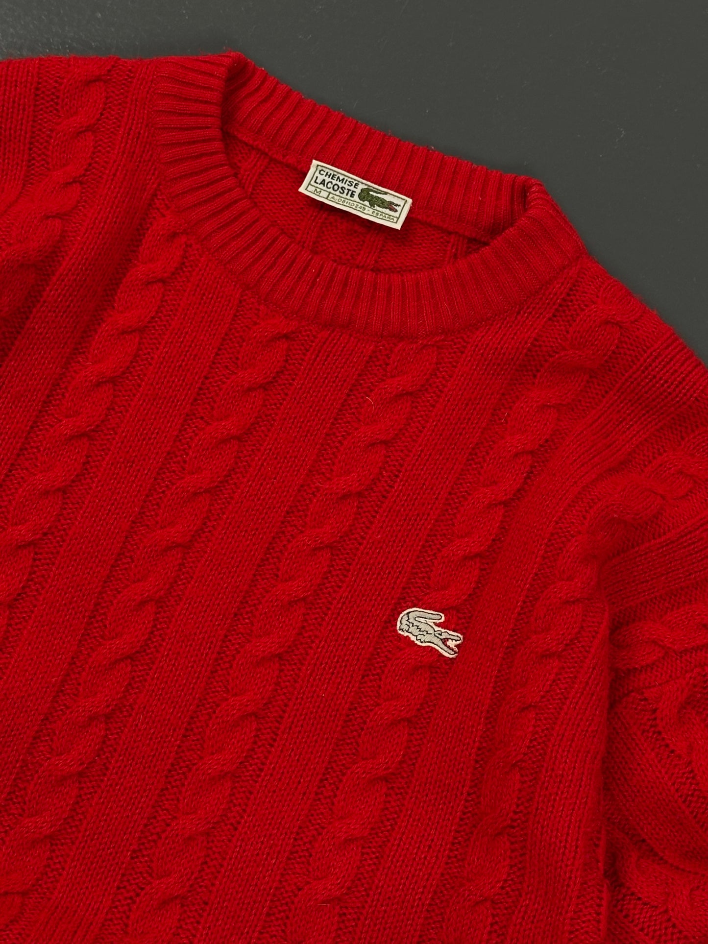 JERSEY LACOSTE TRENZADO VINTAGE