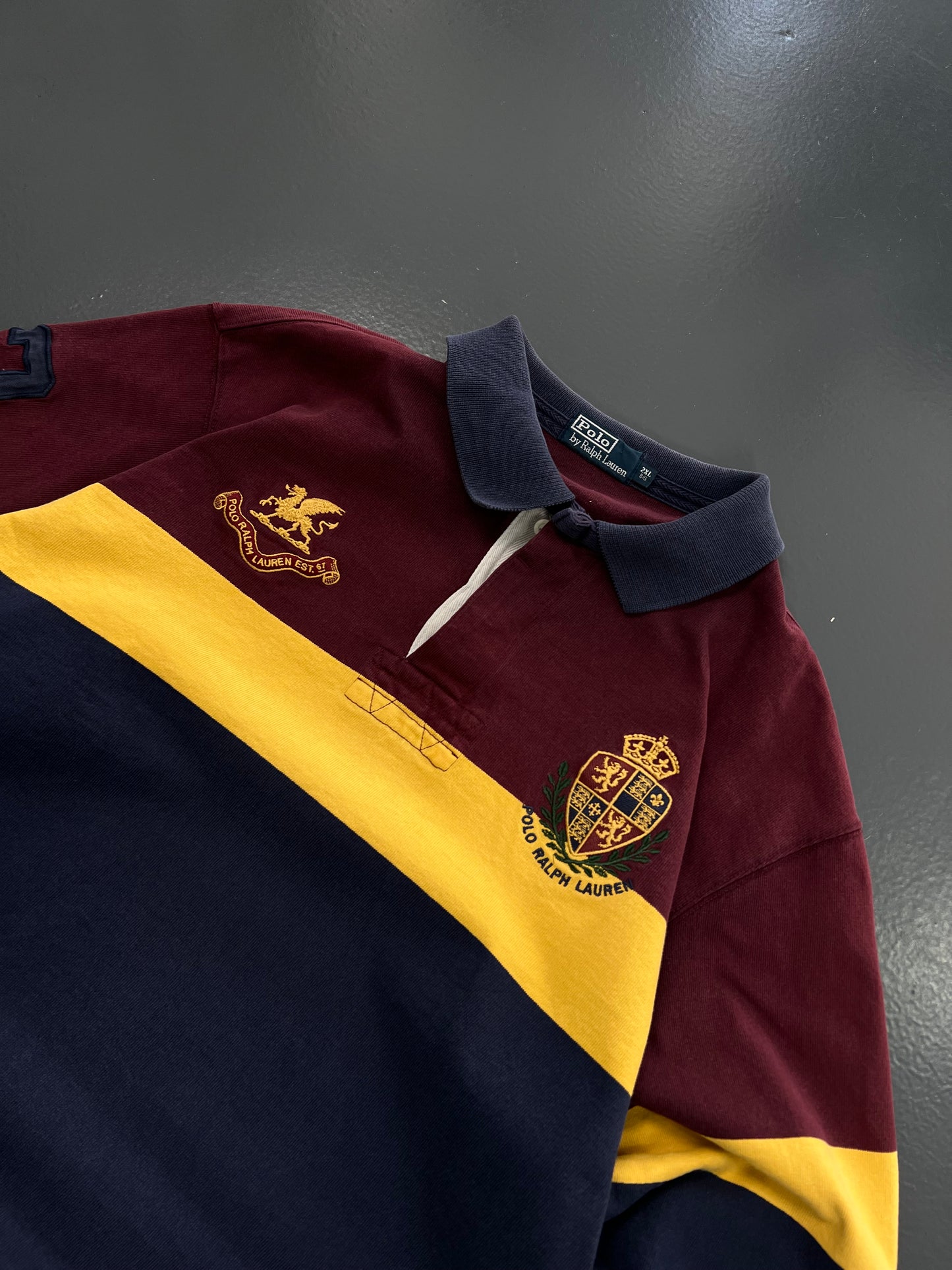POLO RALPH LAUREN RUGBY STILE BORDADO