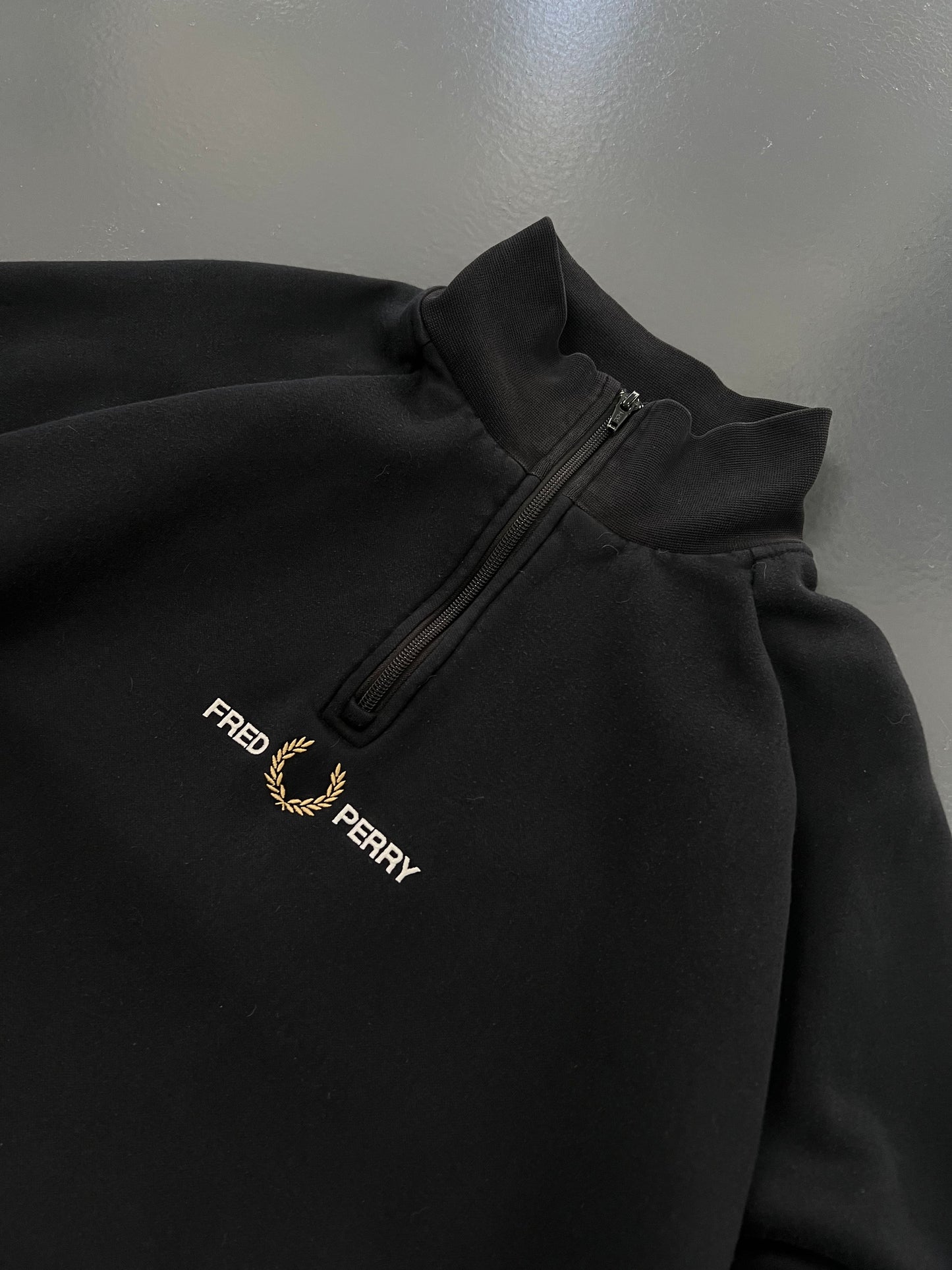 SUDADERA HALF ZIP FRED PERRY VINTAGE