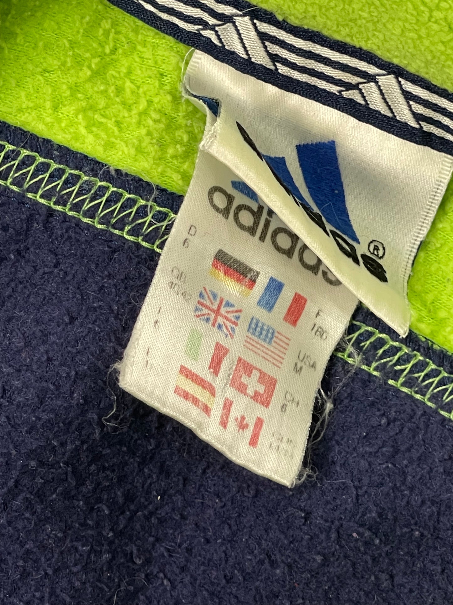 ADIDAS WINDBREAKER ZIP UP FLEECE PREMIUM VINTAGE