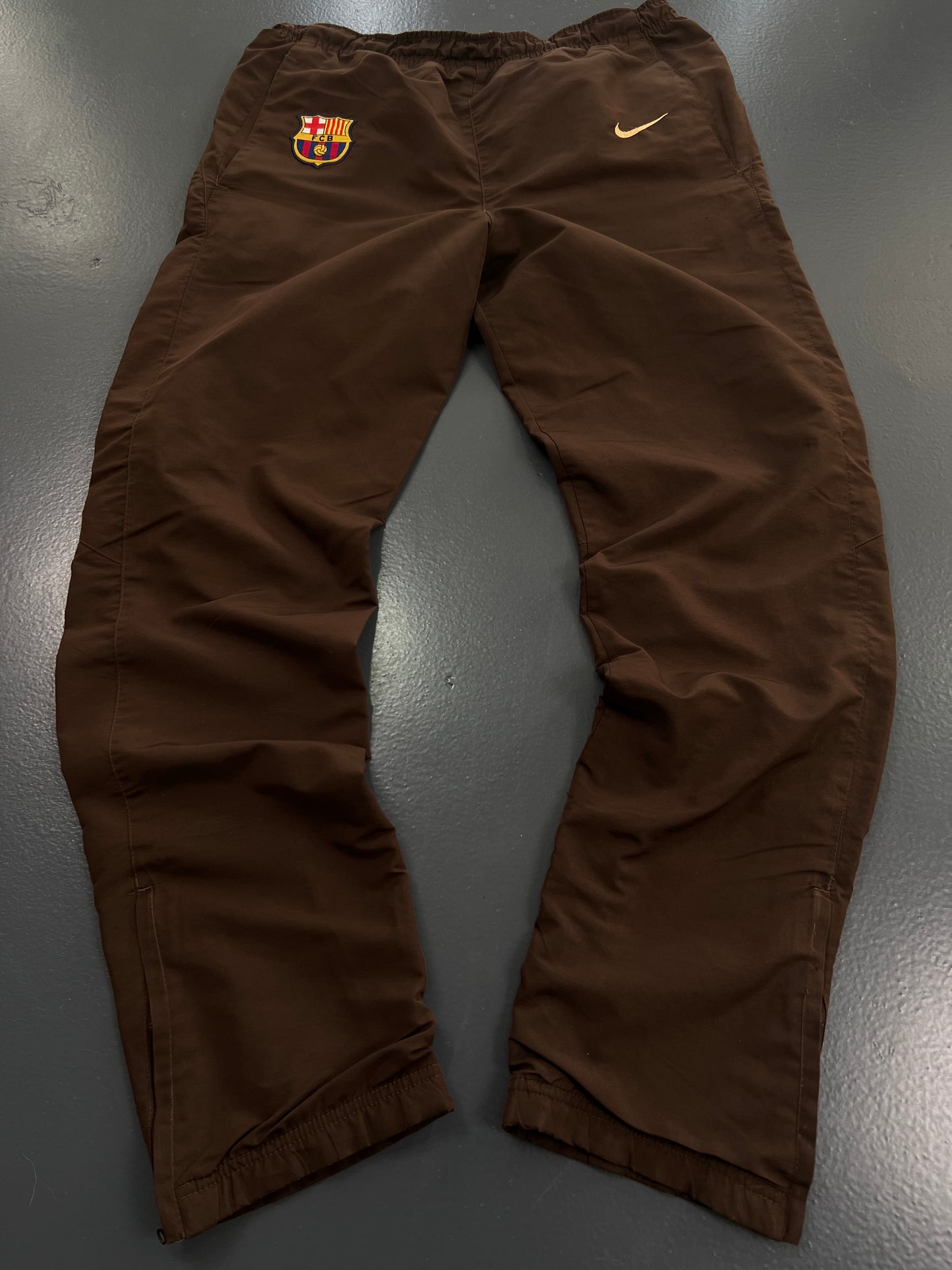 TRACK PANT NIKE X FC BARCELONA Y2K VINTAGE BROWN