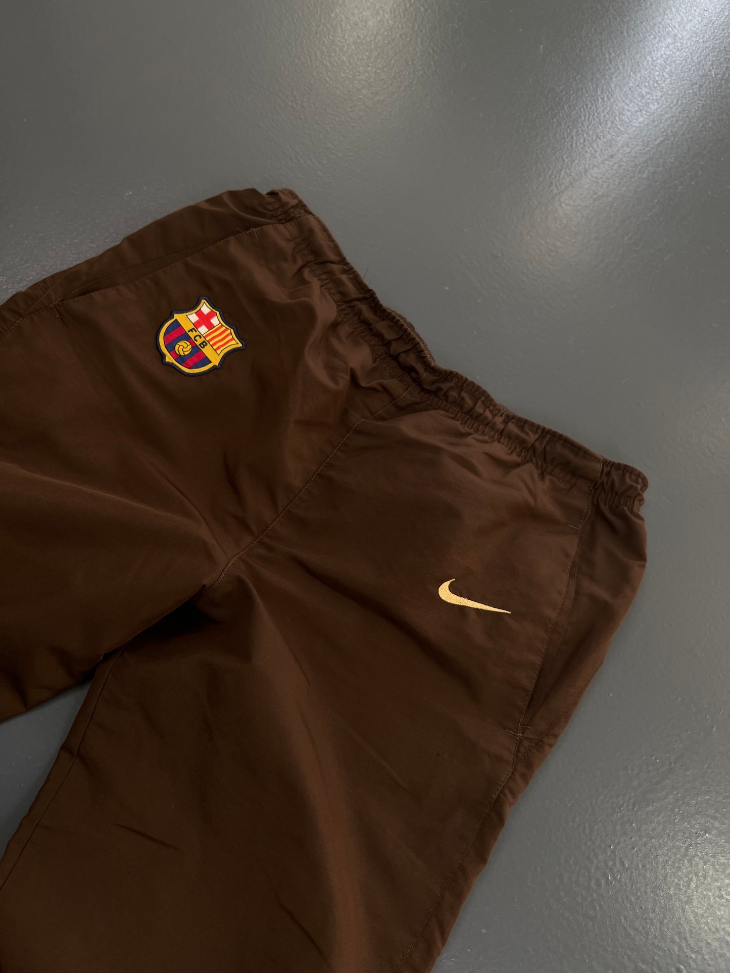 TRACK PANT NIKE X FC BARCELONA Y2K VINTAGE BROWN