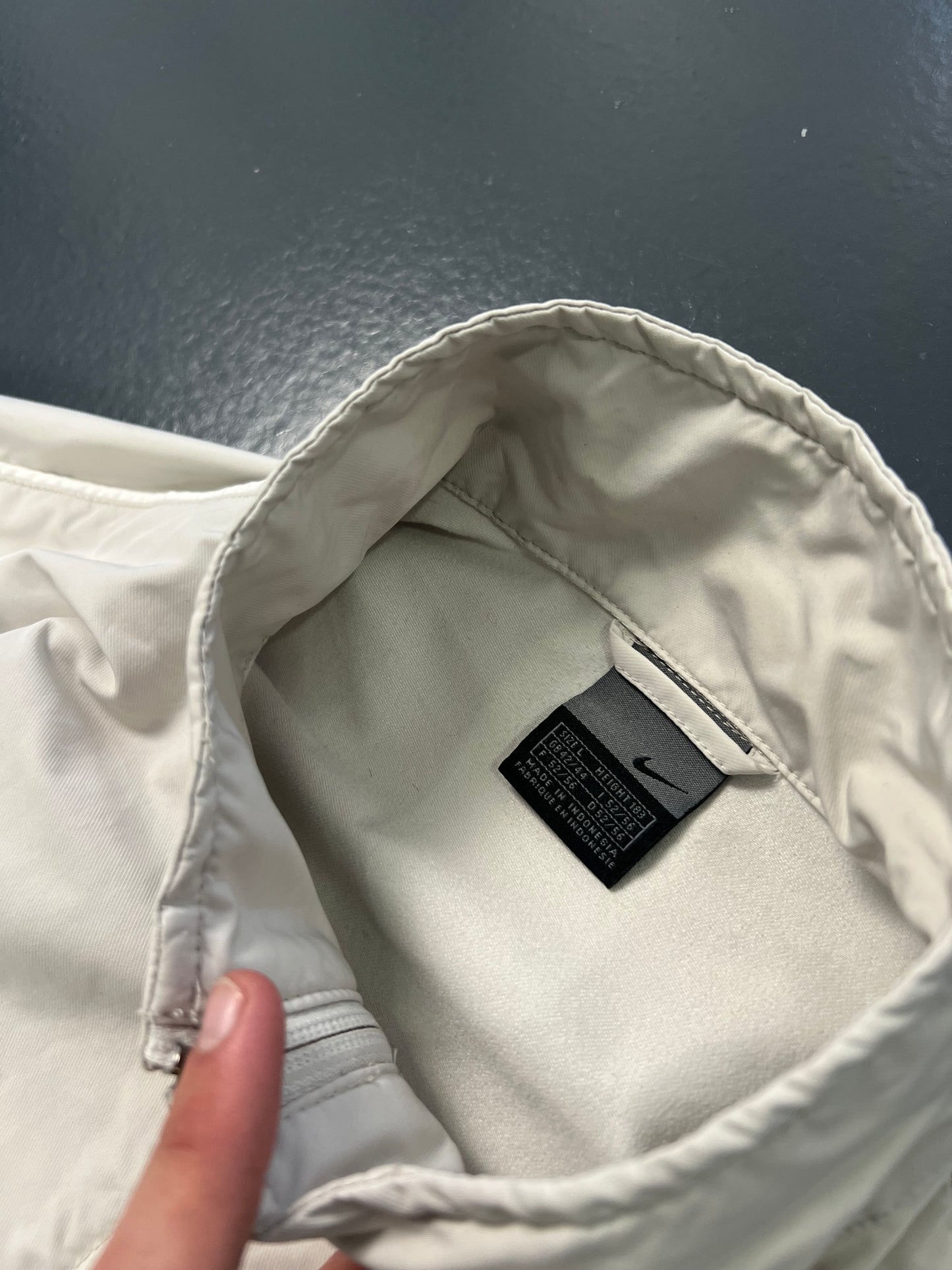 TRACK JACKET NIKE VINTAGE Y2K BEIGE