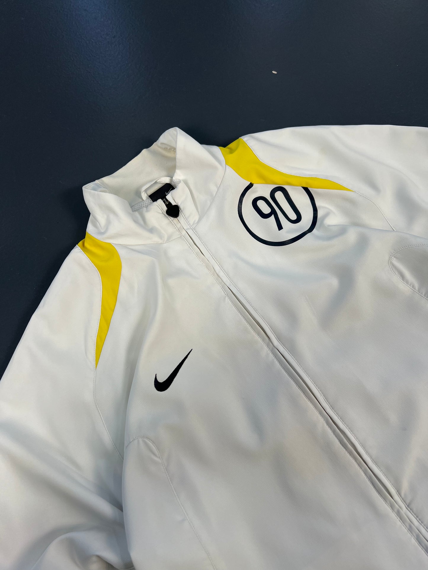 TRACK JACKET NIKE TOTAL 90 Y2K VINTAGE WHITE