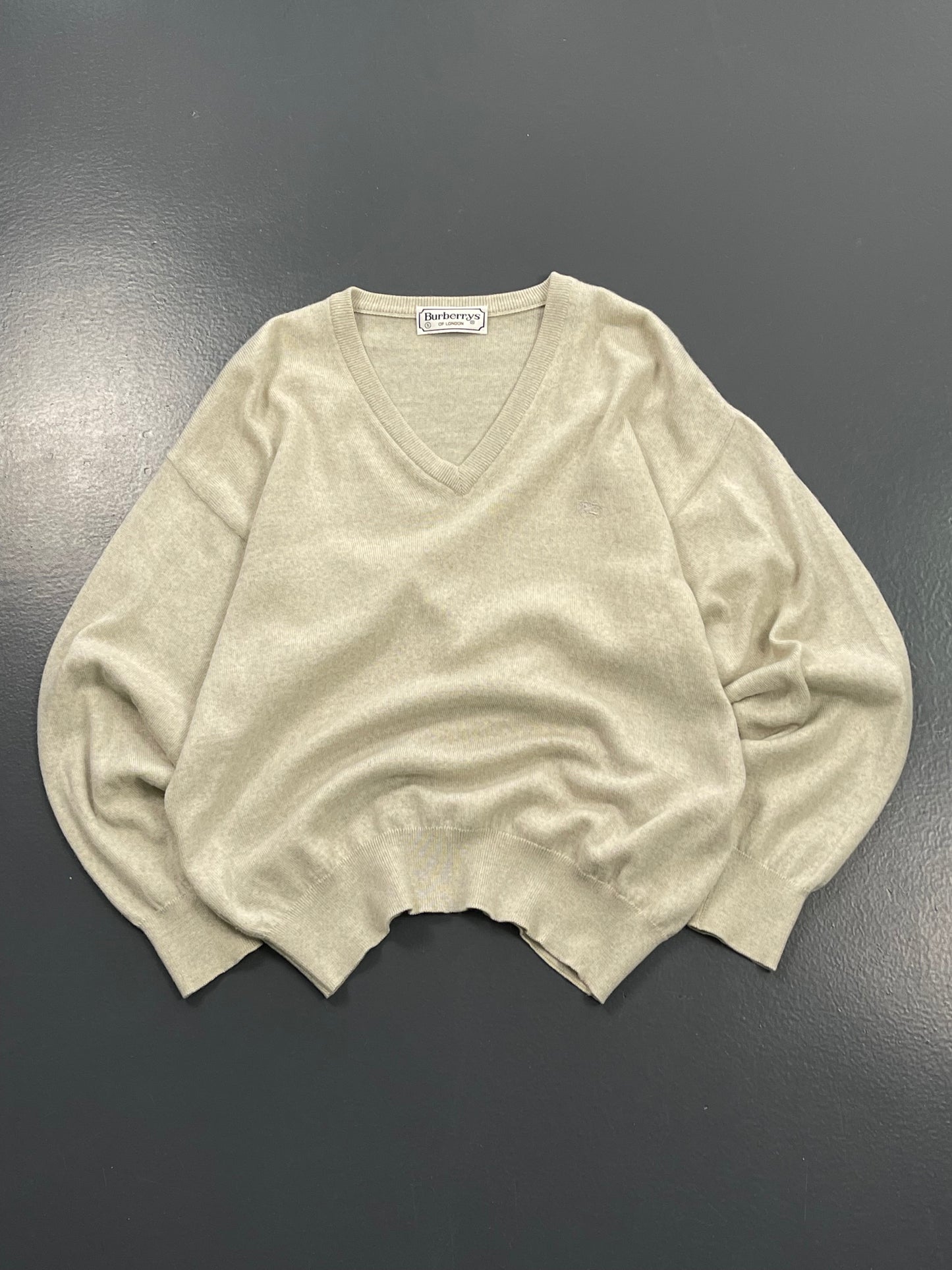 BURBERRY V-NECK JERSEY PREMIUM VINTAGE