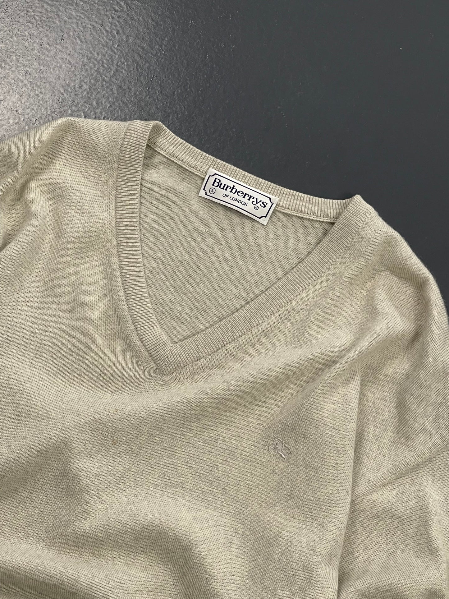 BURBERRY V-NECK JERSEY PREMIUM VINTAGE