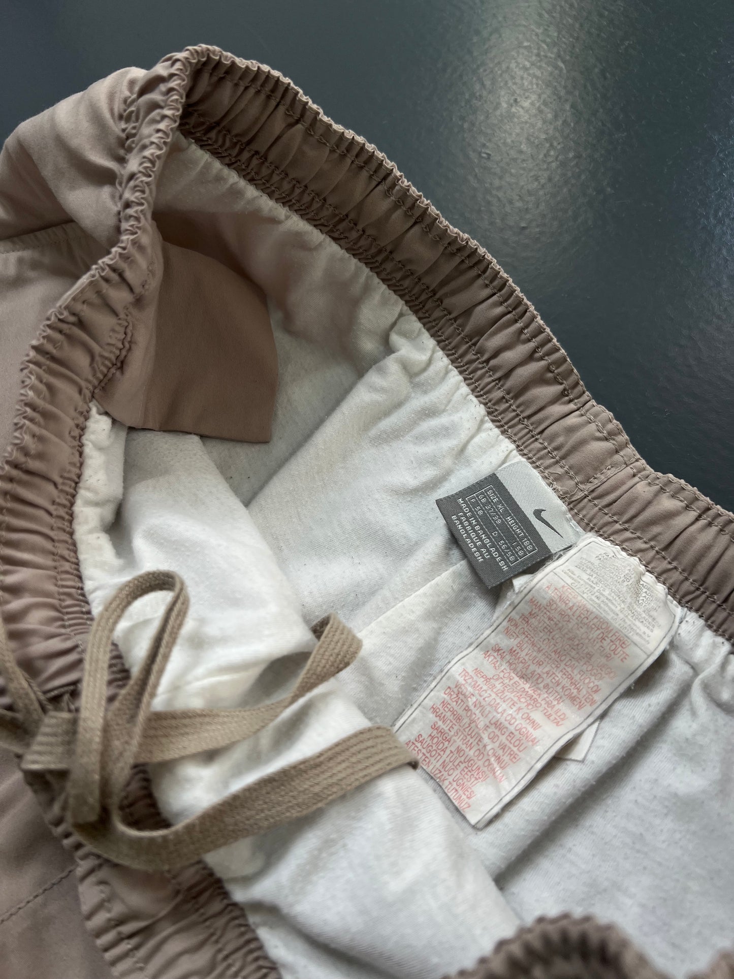 TRACK PANT NIKE Y2K VINTAGE BEIGE