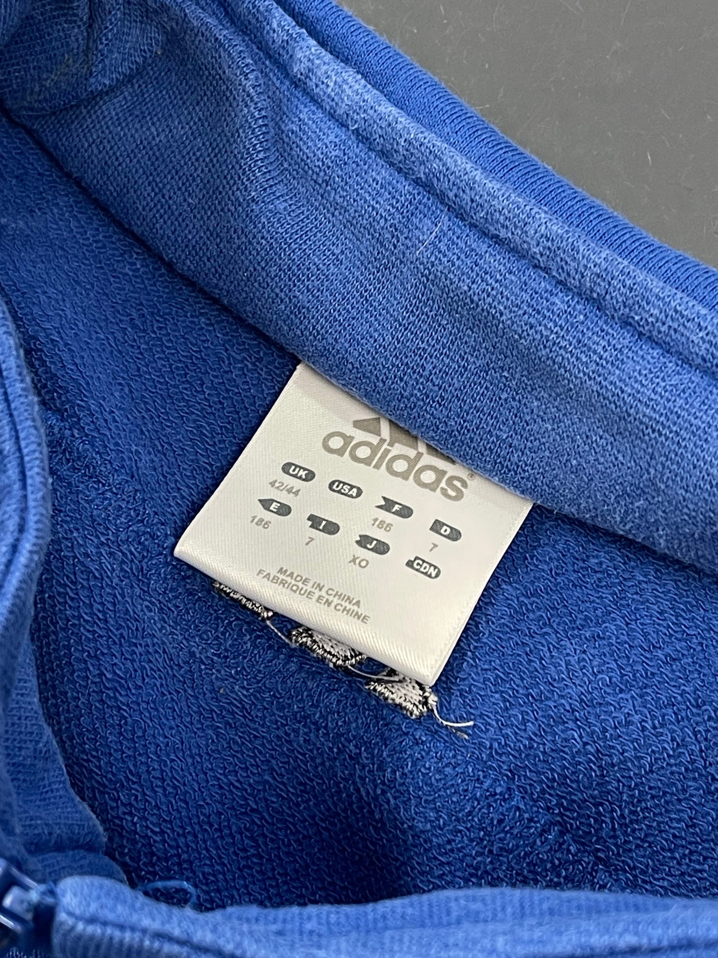 ADIDAS DOUBLE COLOUR WINDBREAKER NECK ZIP UP PREMIUM VINTAGE