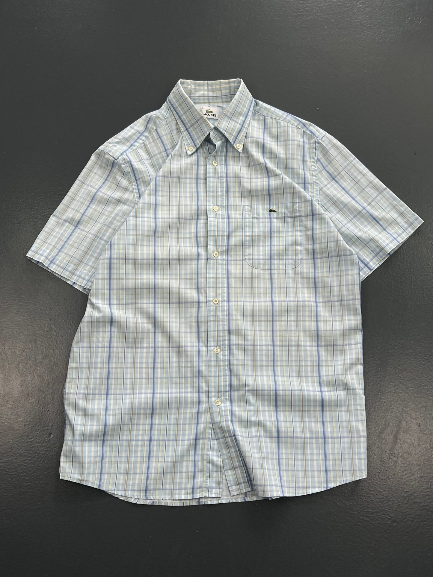 CAMISA LACOSTE CUADROS