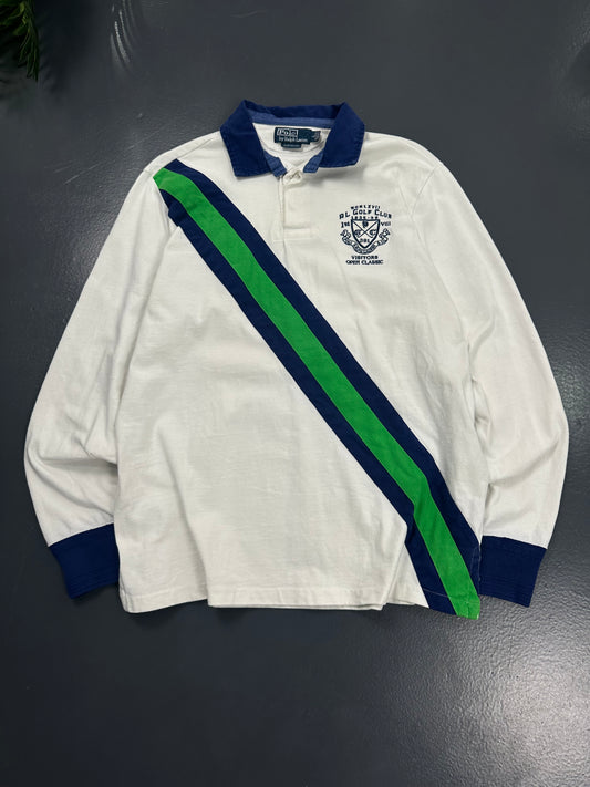 POLO LARGO RALPH LAUREN VINTAGE BLANCO