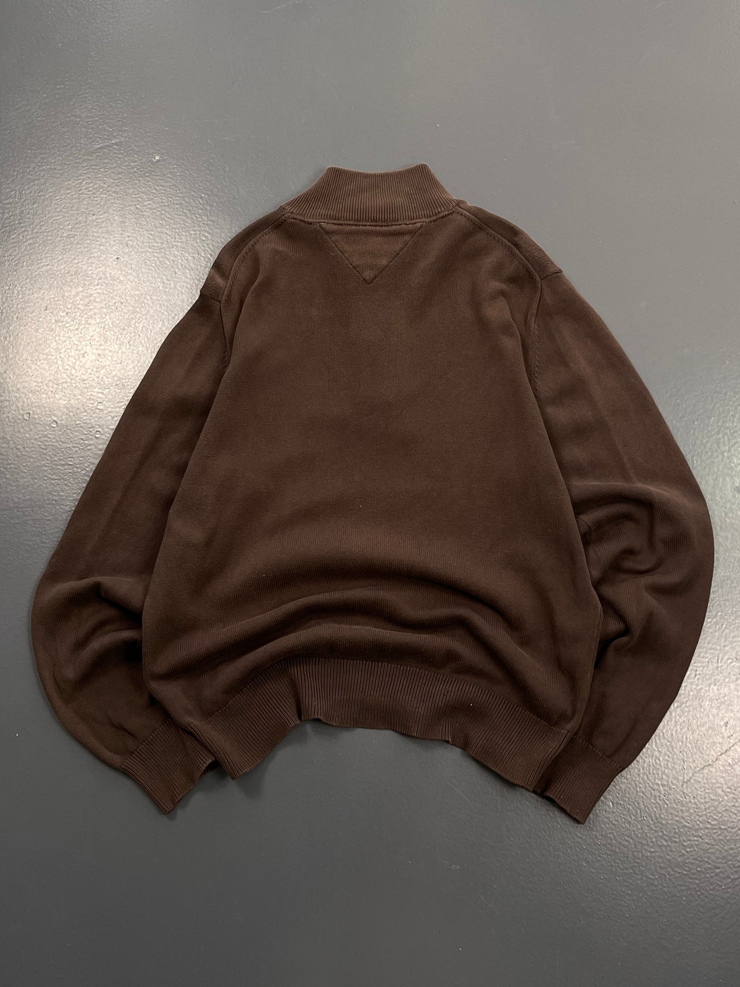 TOMMY HILFIGER NECK ZIP UP SWEATER PREMIUM VINTAGE
