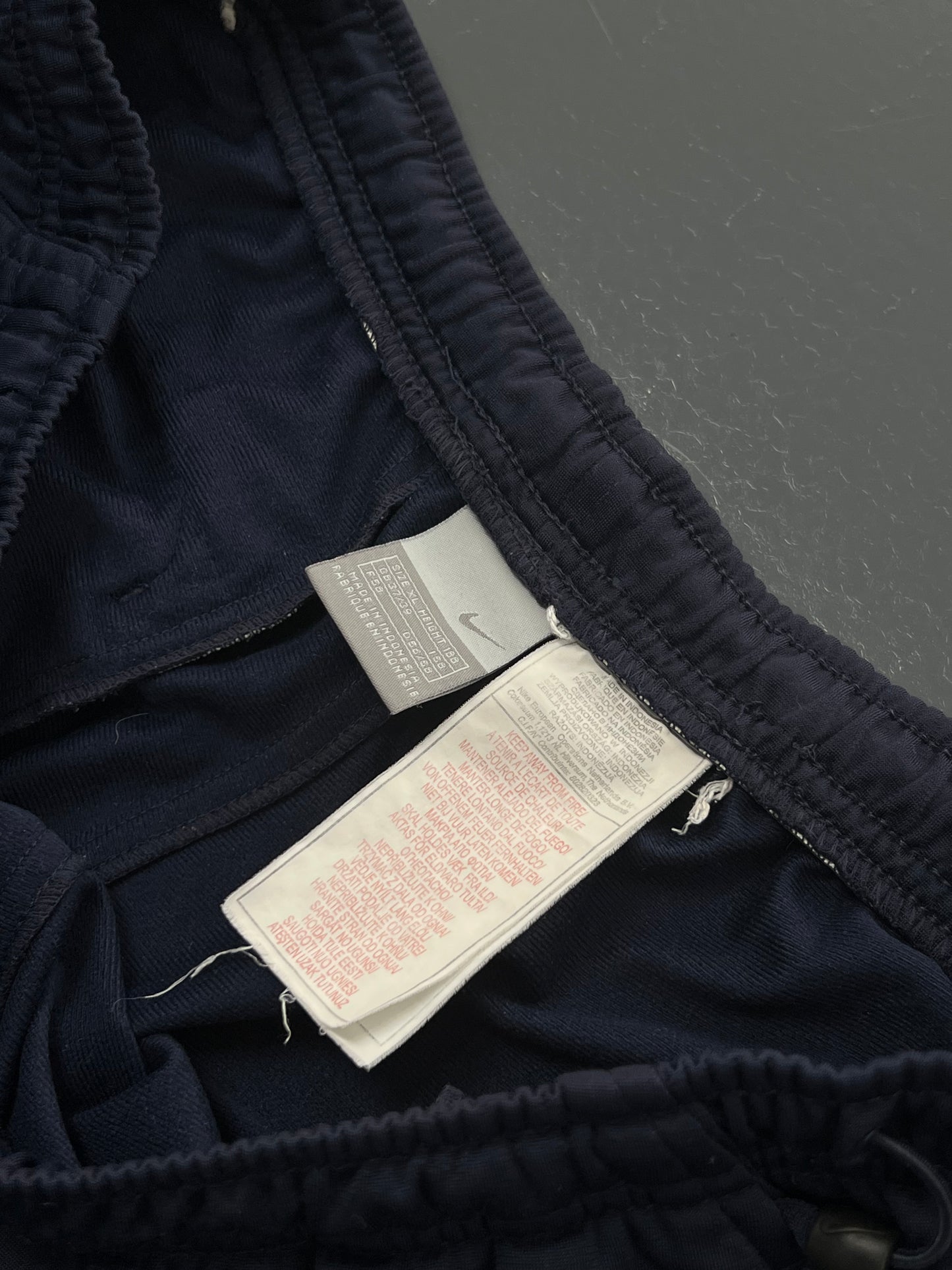 TRACK PANT NIKE Y2K VINTAGE NAVY BLUE