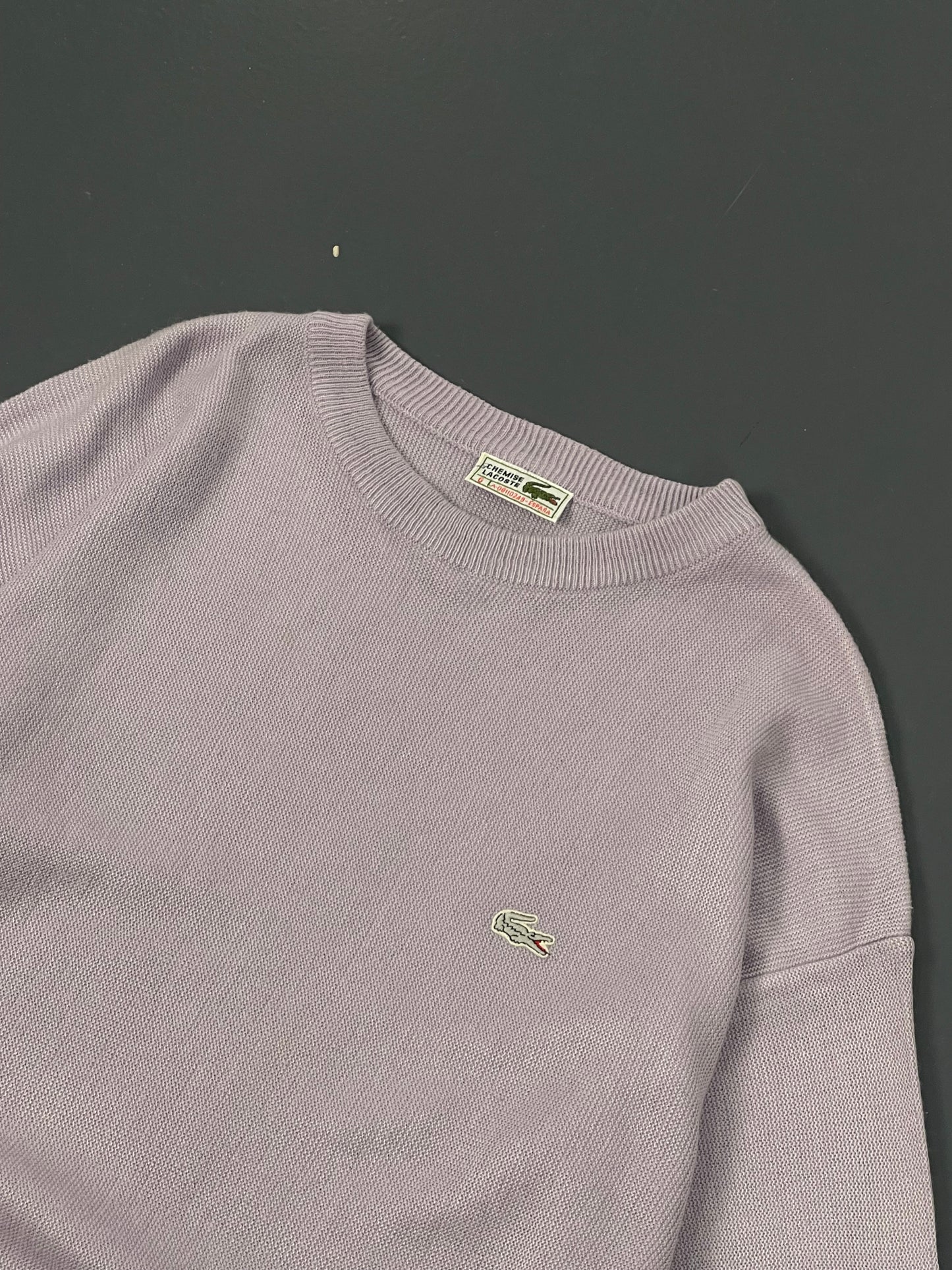 LACOSTE ROUND NECK JERSEY PREMIUM VINTAGE