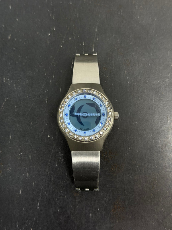 RELOJ FOSSIL BIG TIC DIAMOND WOMEN Y2K