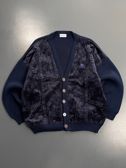 BURBERRY CÁRDIGAN DOUBLE TEXTURE PREMIUM VINTAGE