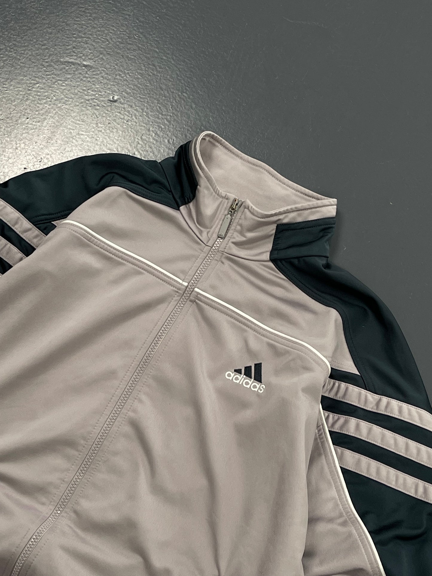 ADIDAS ZIP UP WINDBREAKER BIG BACK LOGO PREMIUM VINTAGE