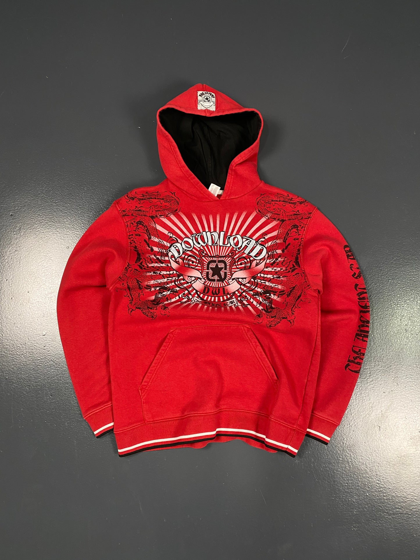 SUDADERA Y2K ROJA