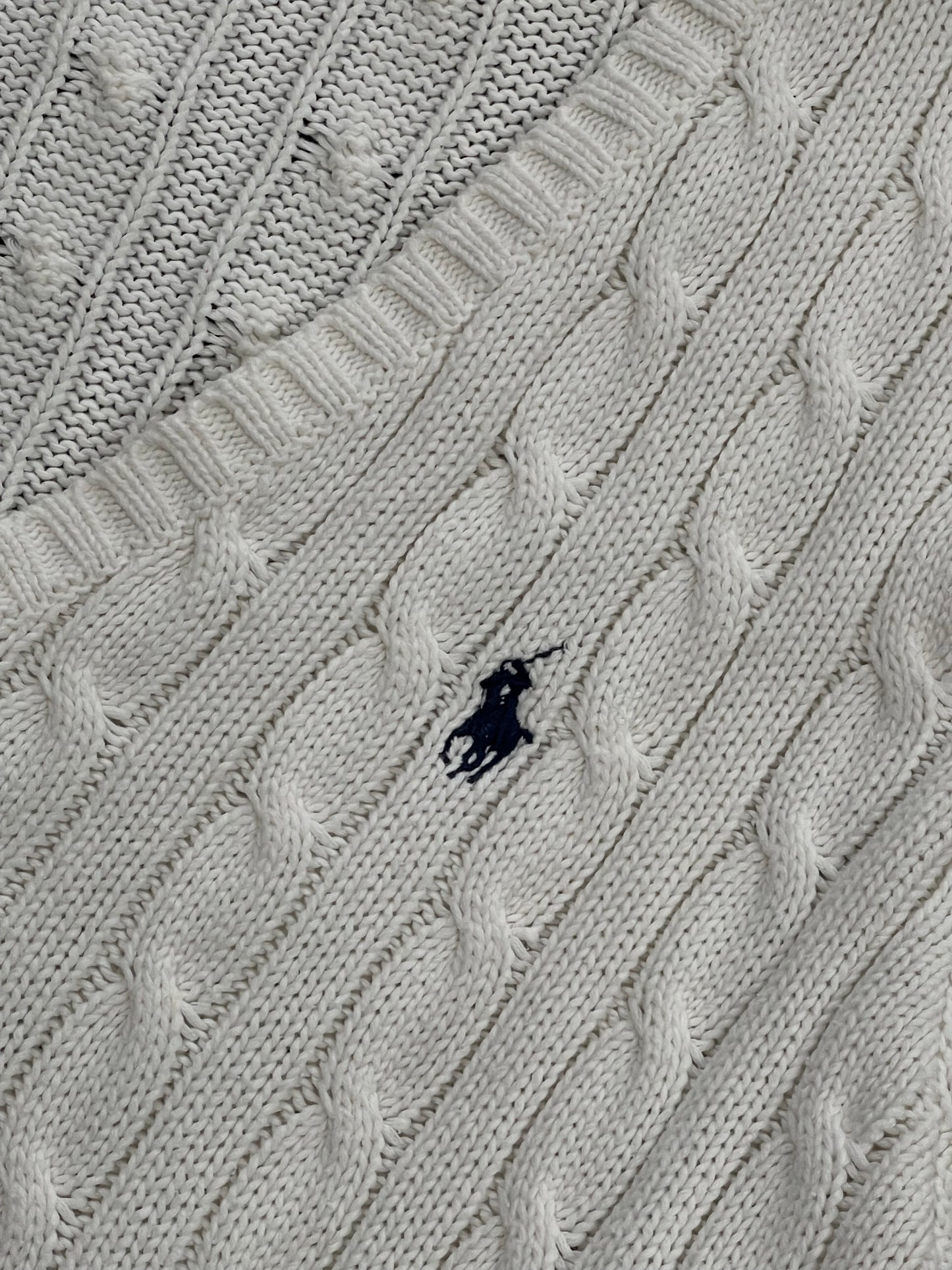 RALPH LAUREN BRAIDED ROUND NECK JERSEY PREMIUM VINTAGE