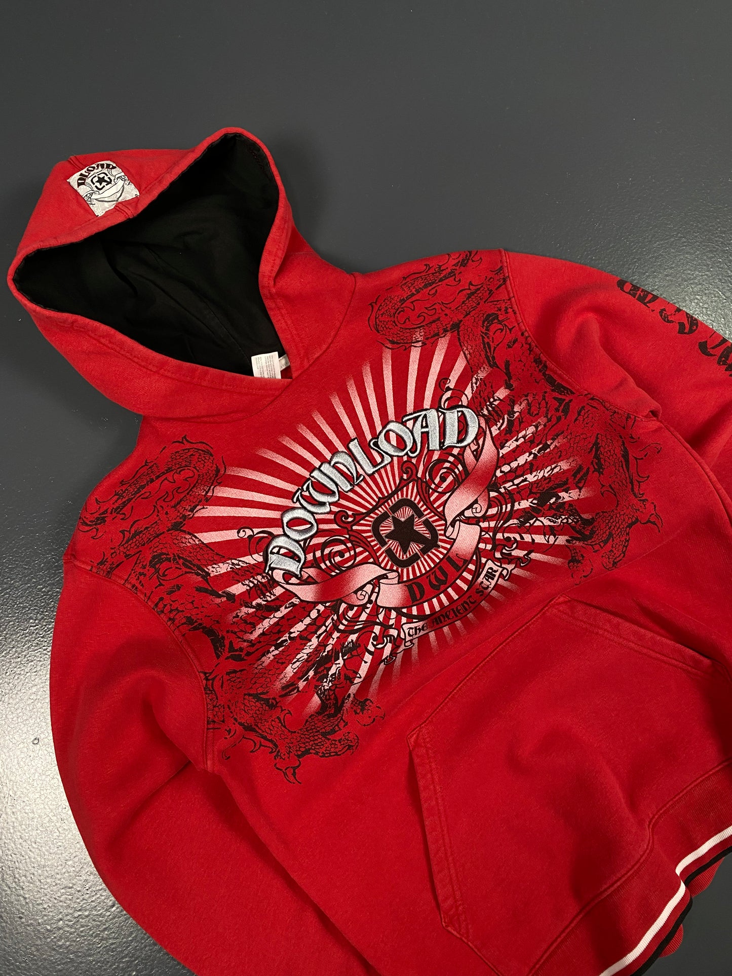 SUDADERA Y2K ROJA