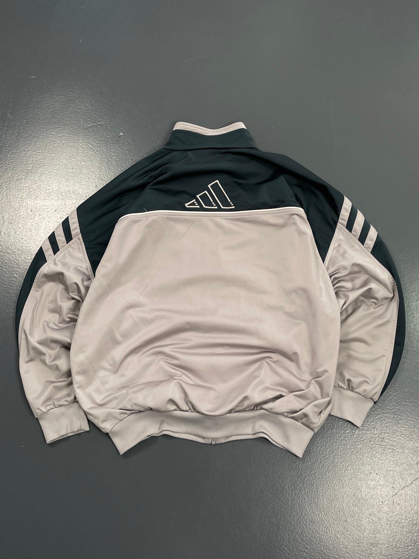 ADIDAS ZIP UP WINDBREAKER BIG BACK LOGO PREMIUM VINTAGE