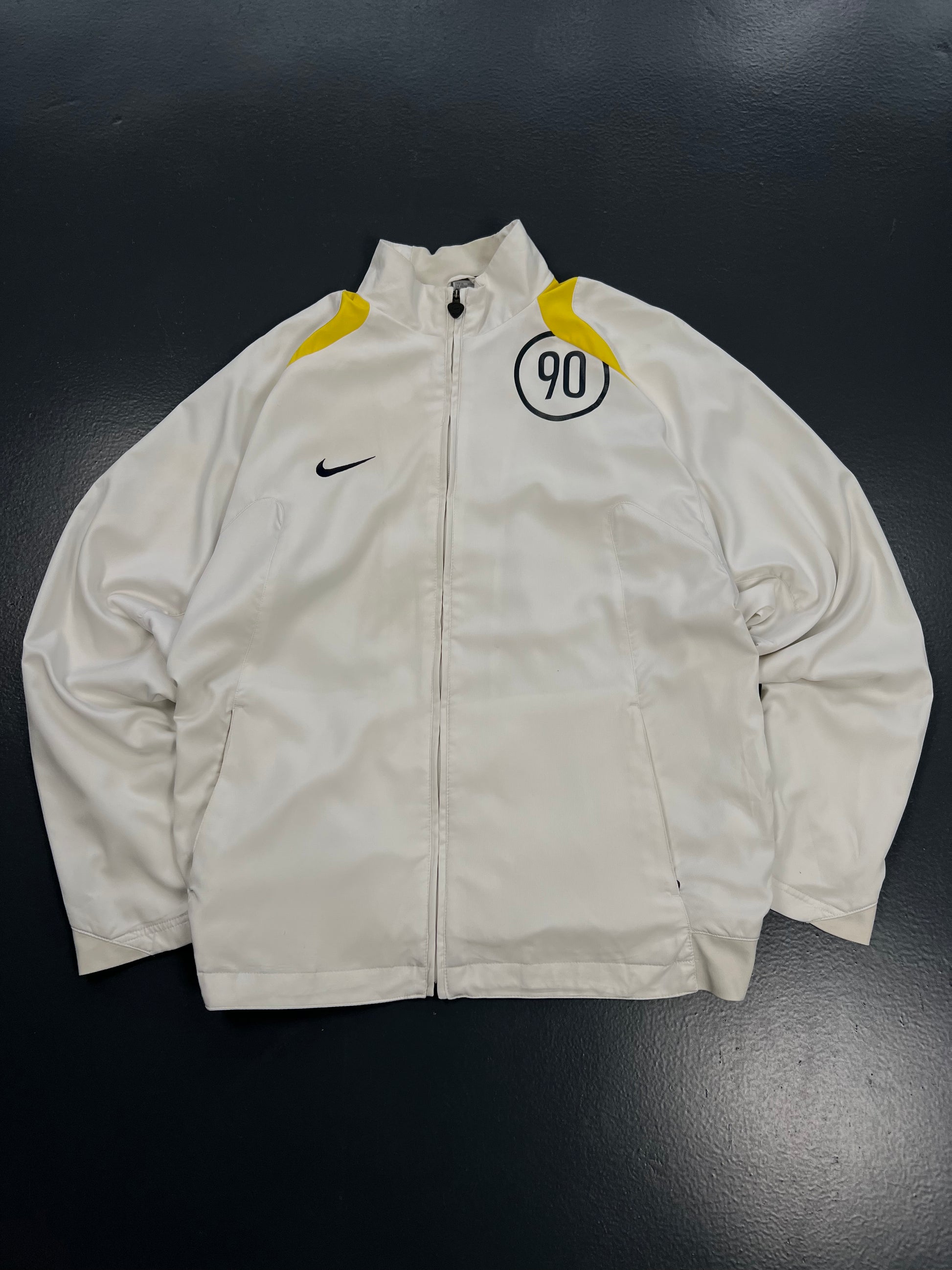 TRACK JACKET NIKE TOTAL 90 Y2K VINTAGE WHITE – REVIVE SHOP