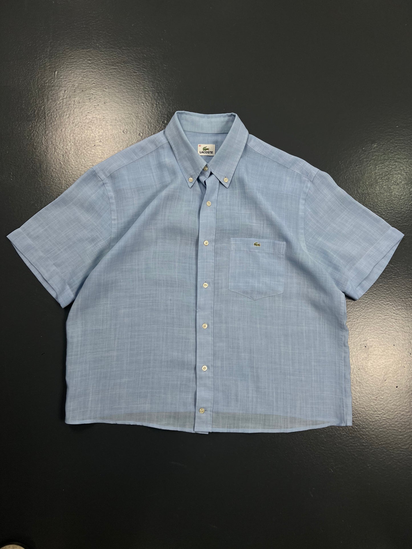 CAMISA CROPPED LACOSTE HANDMADE