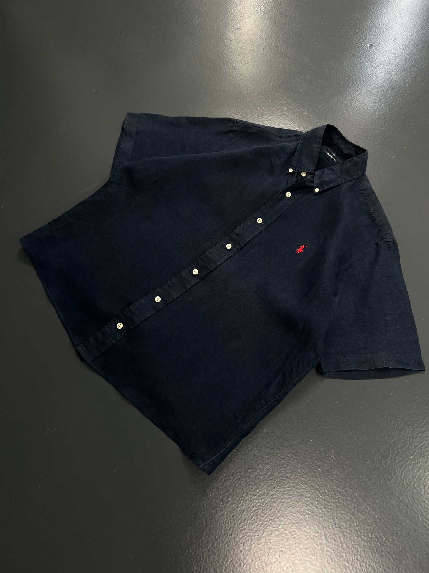 CAMISA CROPPED RALPH LAUREN HANDMADE