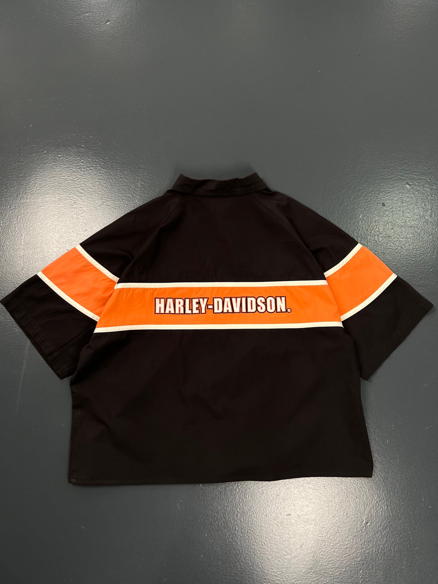 CAMISA CROPPED HARLEY DAVIDSON HANDMADE