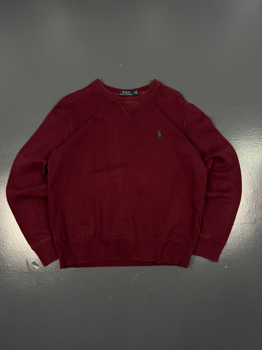 SUDADERA RALPH LAUREN VINTAGE ROJA