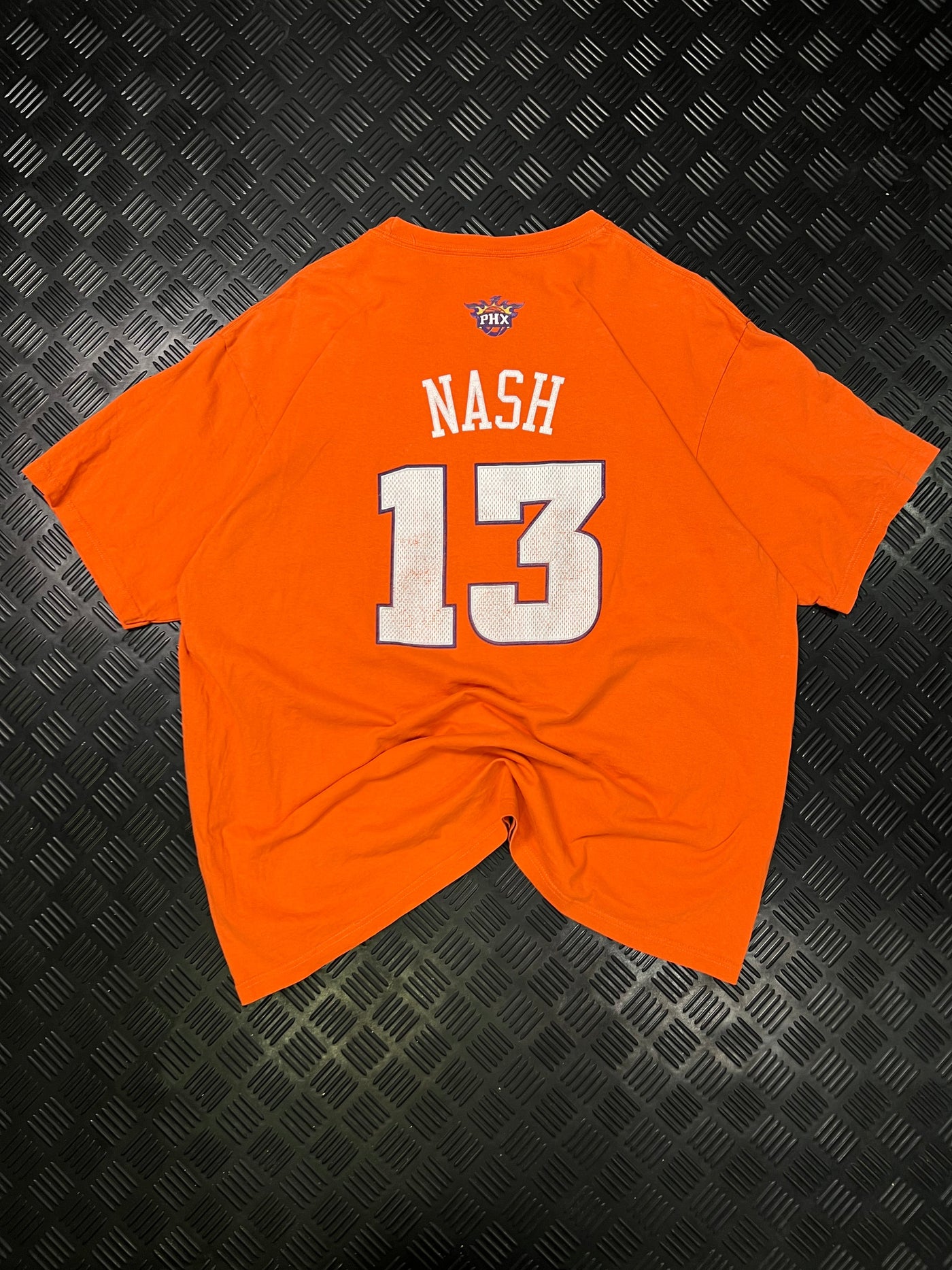 Vista trasera de camiseta Adidas Phoenix Suns Nash número 13