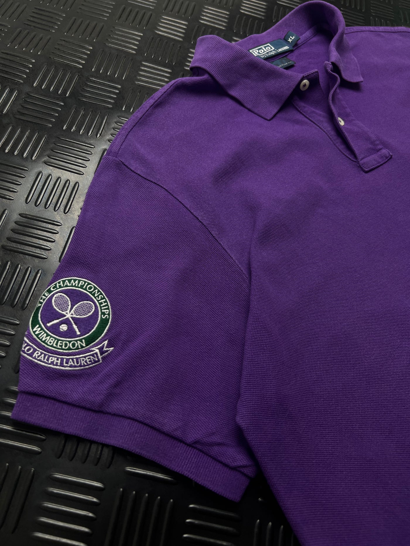 Detalle de polo ralph lauren big pony wimbledon
