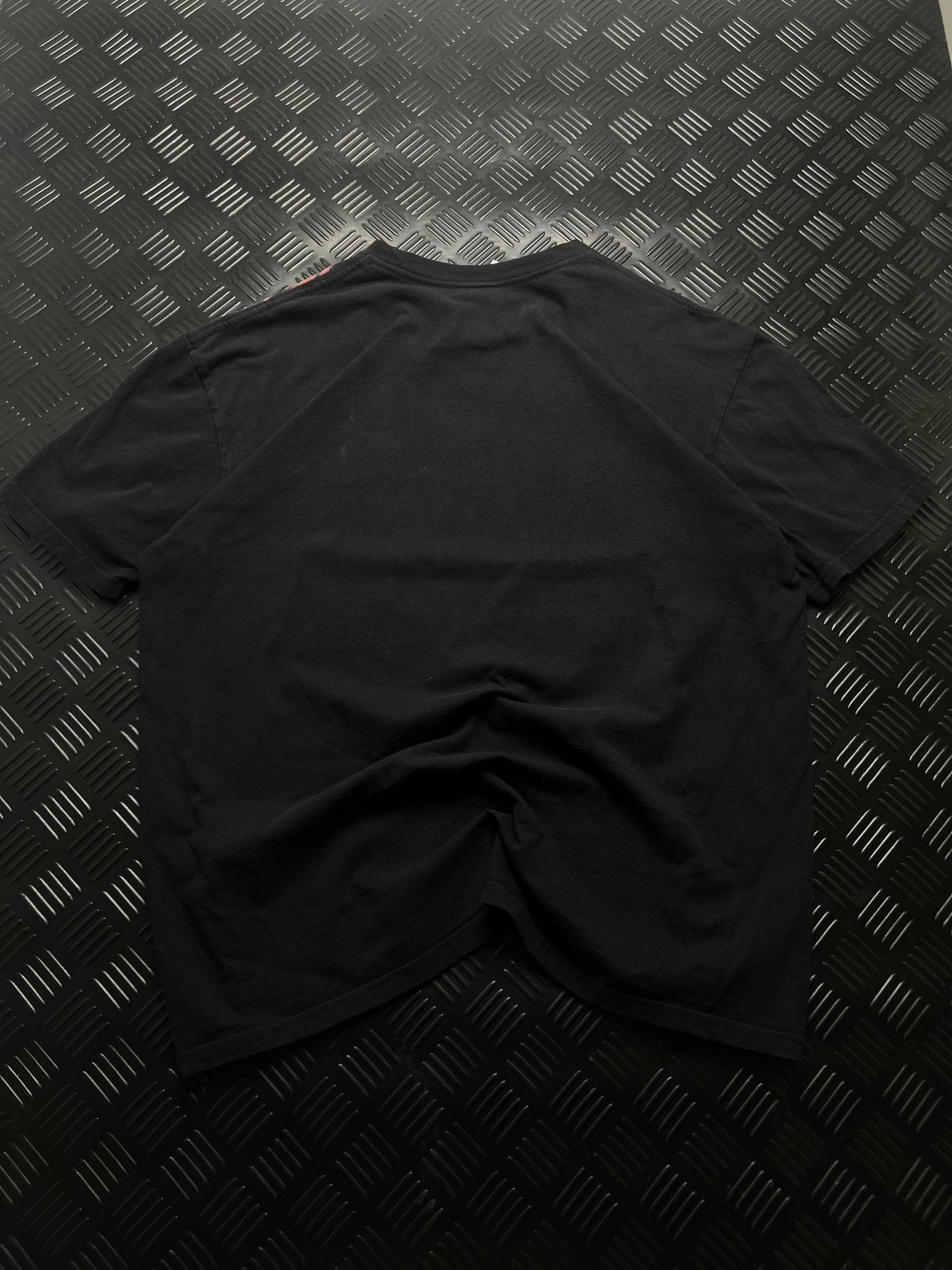 Vista trasera de camiseta harley-davidson clown vintage