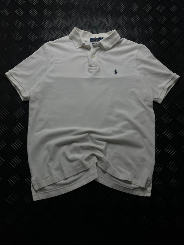 Vista frontal de polo ralph lauren classic fit