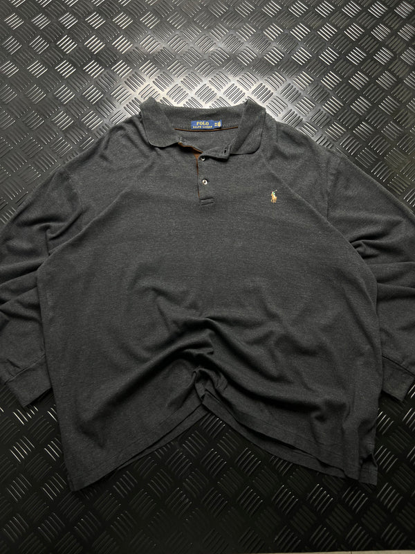 Vista frontal de polo ralph lauren de manga larga