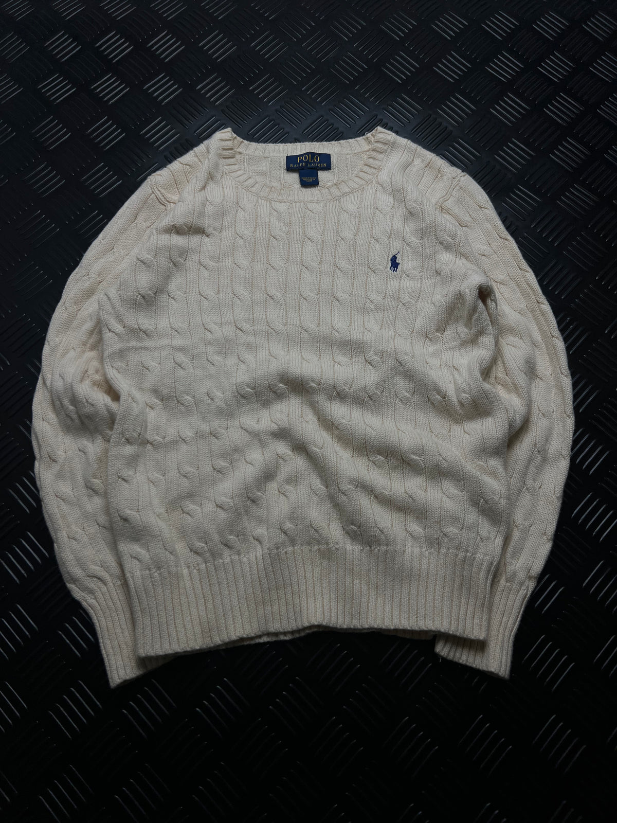 Polo Ralph Lauren: Jersey trenzado crudo