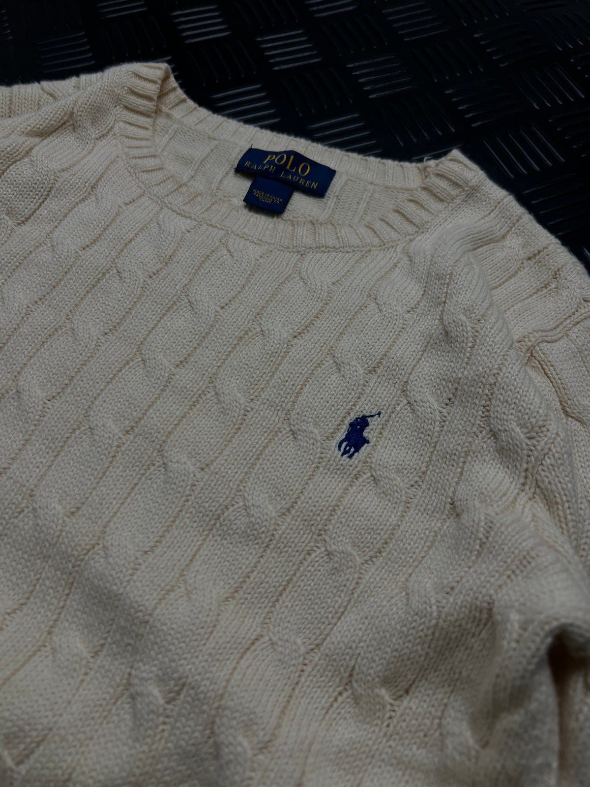 Polo Ralph Lauren: Jersey trenzado crudo