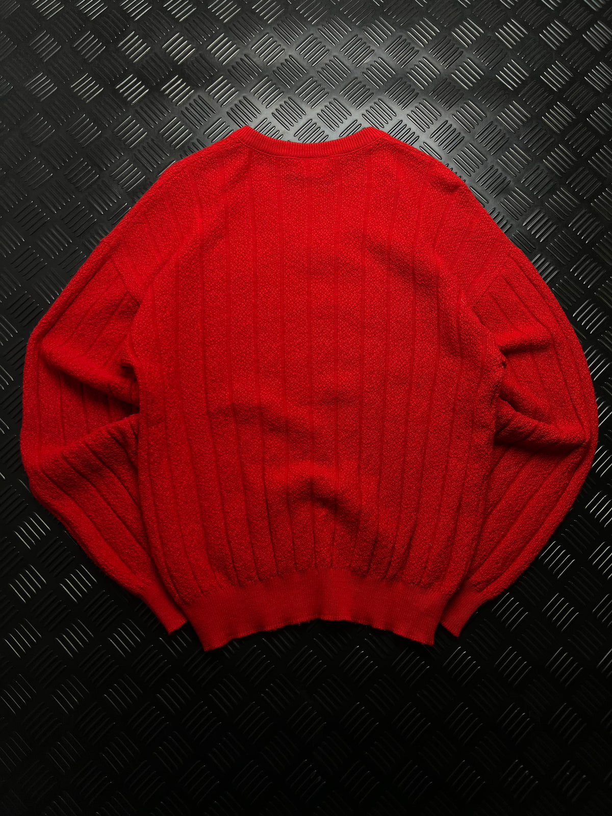 Lacoste: Jersey rojo con cuello de pico