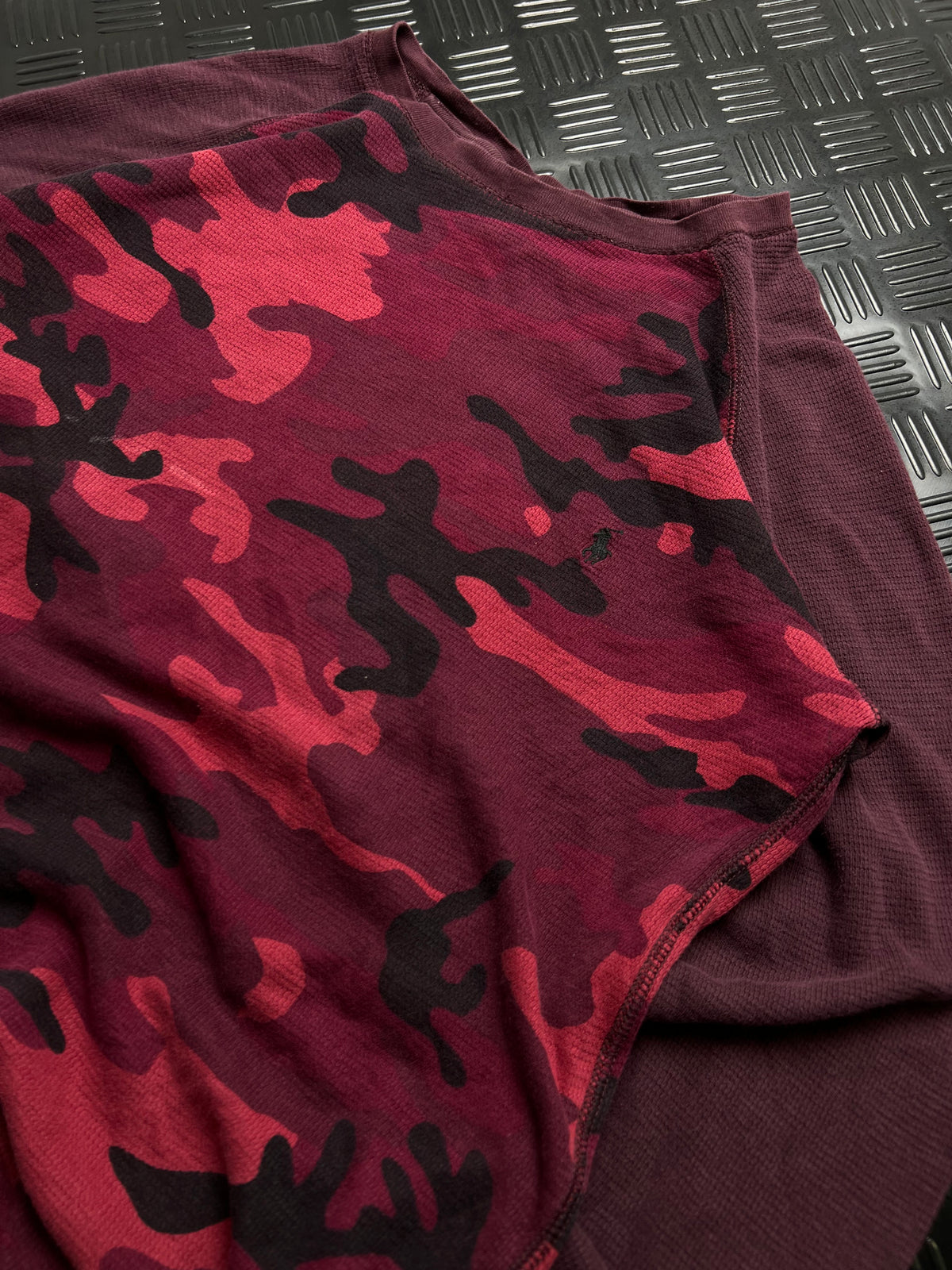 Polo Ralph Lauren: Jersey fino de camuflaje burdeos